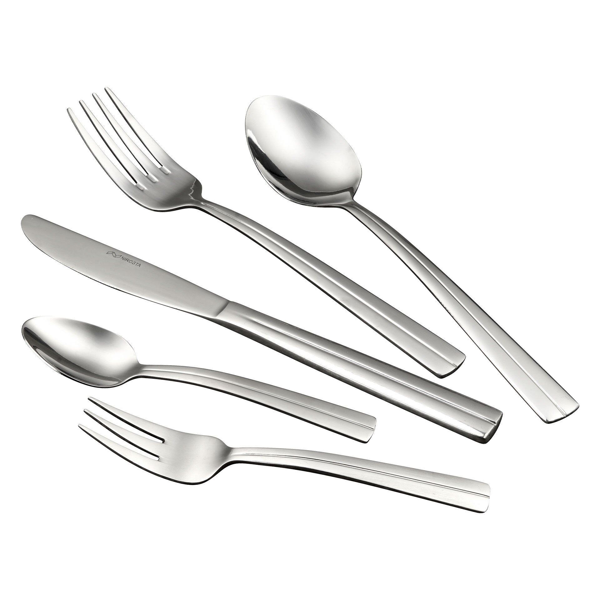 Menügabel Mailand, Edelstahl