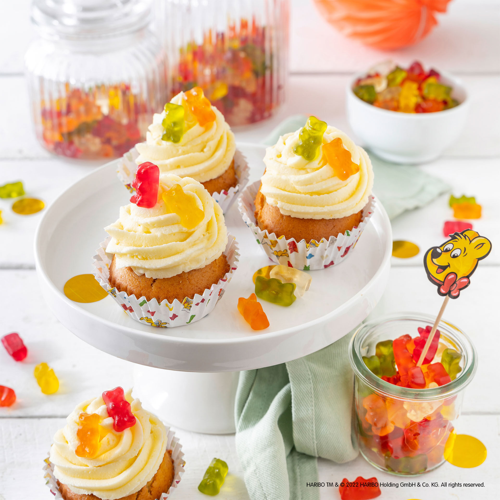 Party-Picker "HARIBO Goldbär", 24 Stück