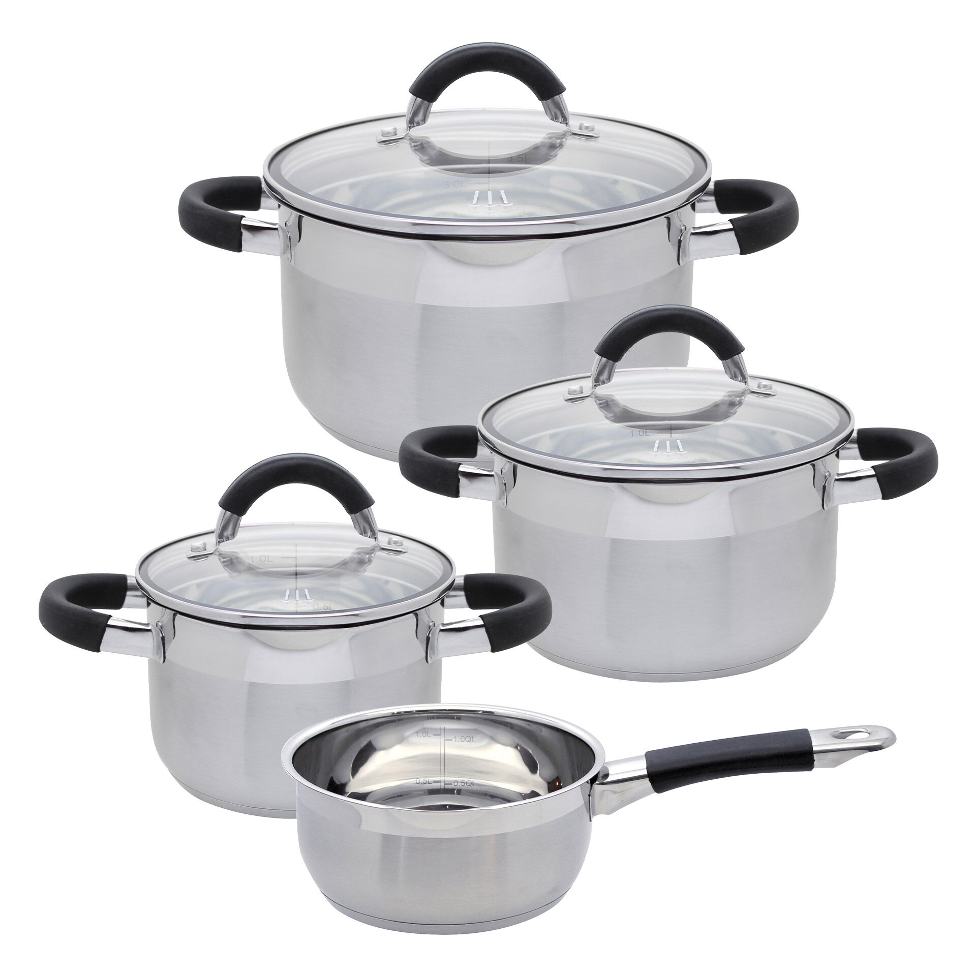 Topf-Set Black Steam, 4-teilig