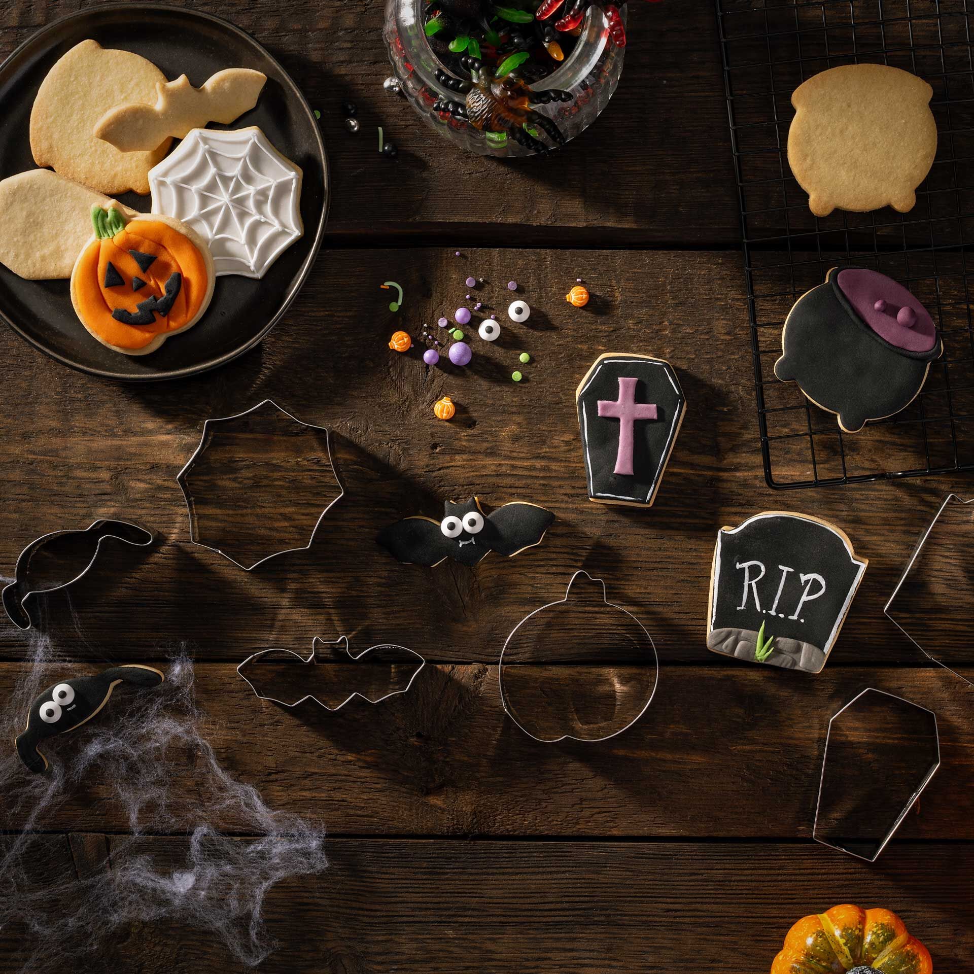 Happy Halloween Baking Ausstecher-Set Halloween, 7-teilig