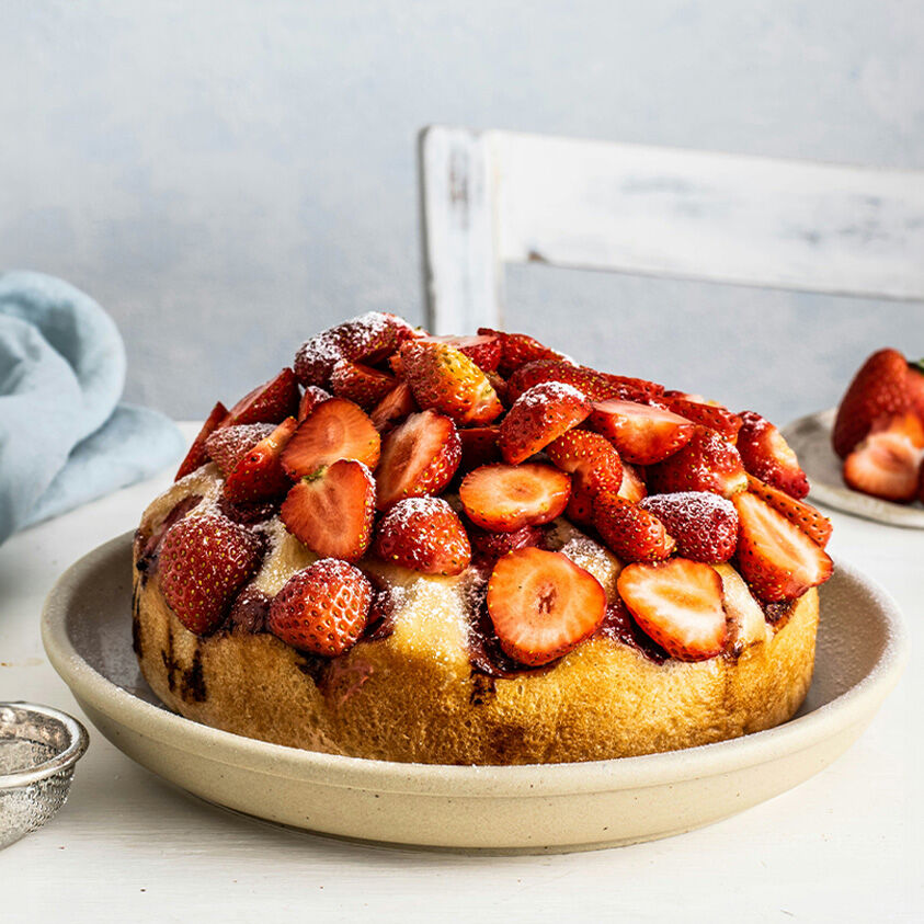 Glutenfreier Erdbeerkuchen