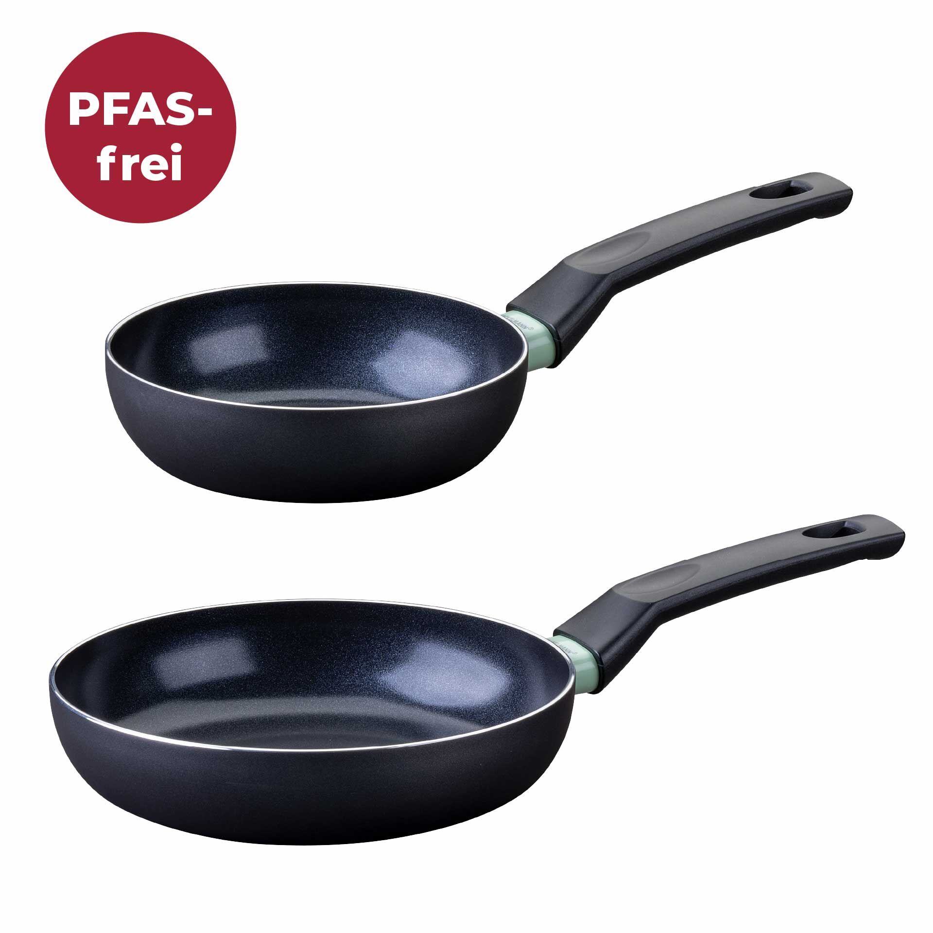 Bratpfannen-Set "Brandao", Keramik, antihaft, Ø16+20cm, 2-tlg.