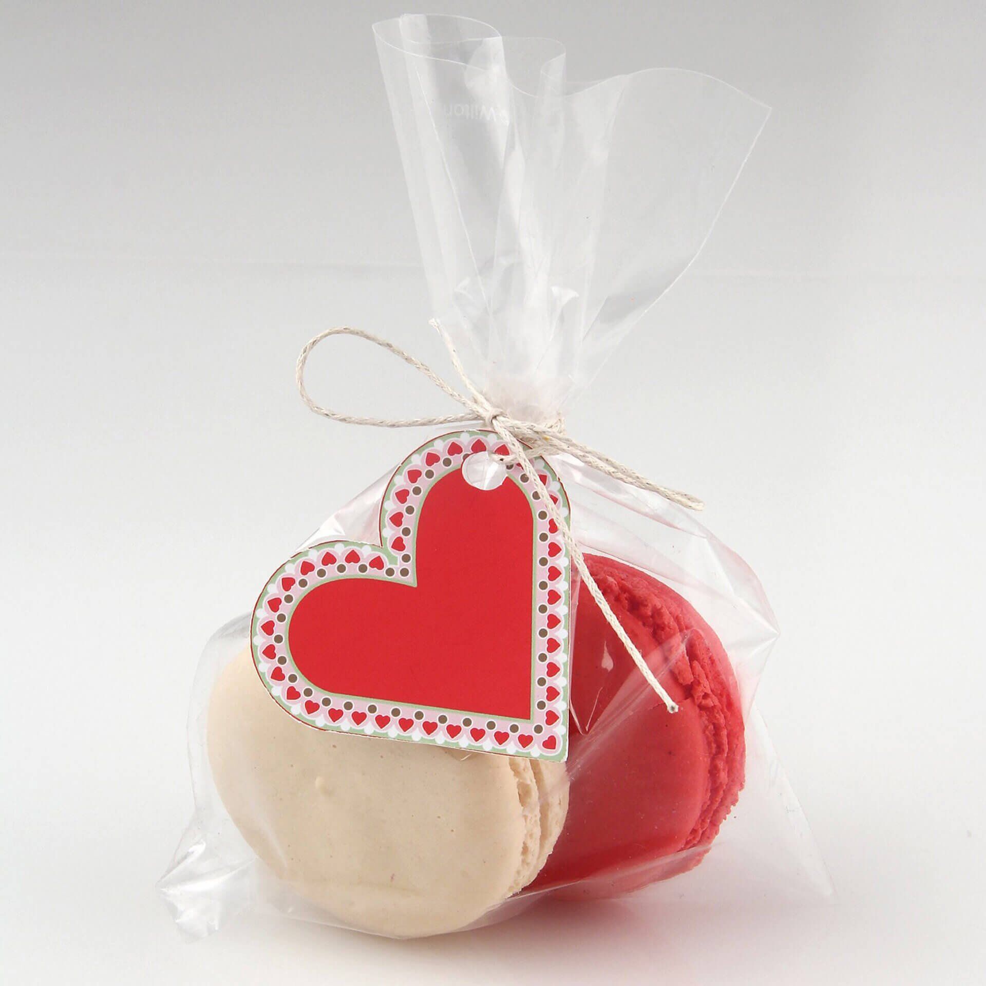 Anhänger-Set Herz Liebevoll hausgemacht, 8 Stk inkl. Kordel