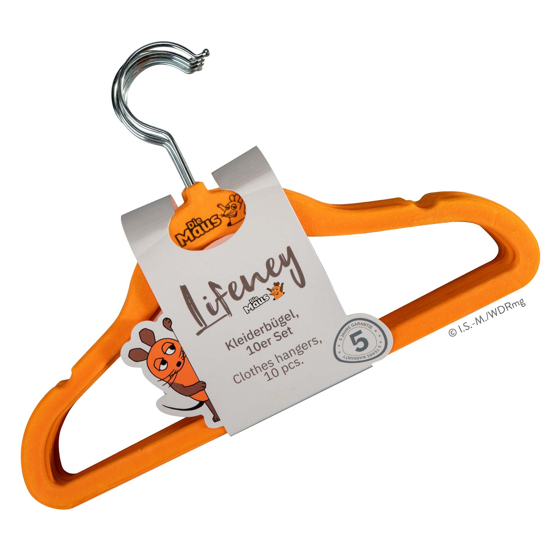 Kleiderbügel für Kinder DieMaus, 10 Stück