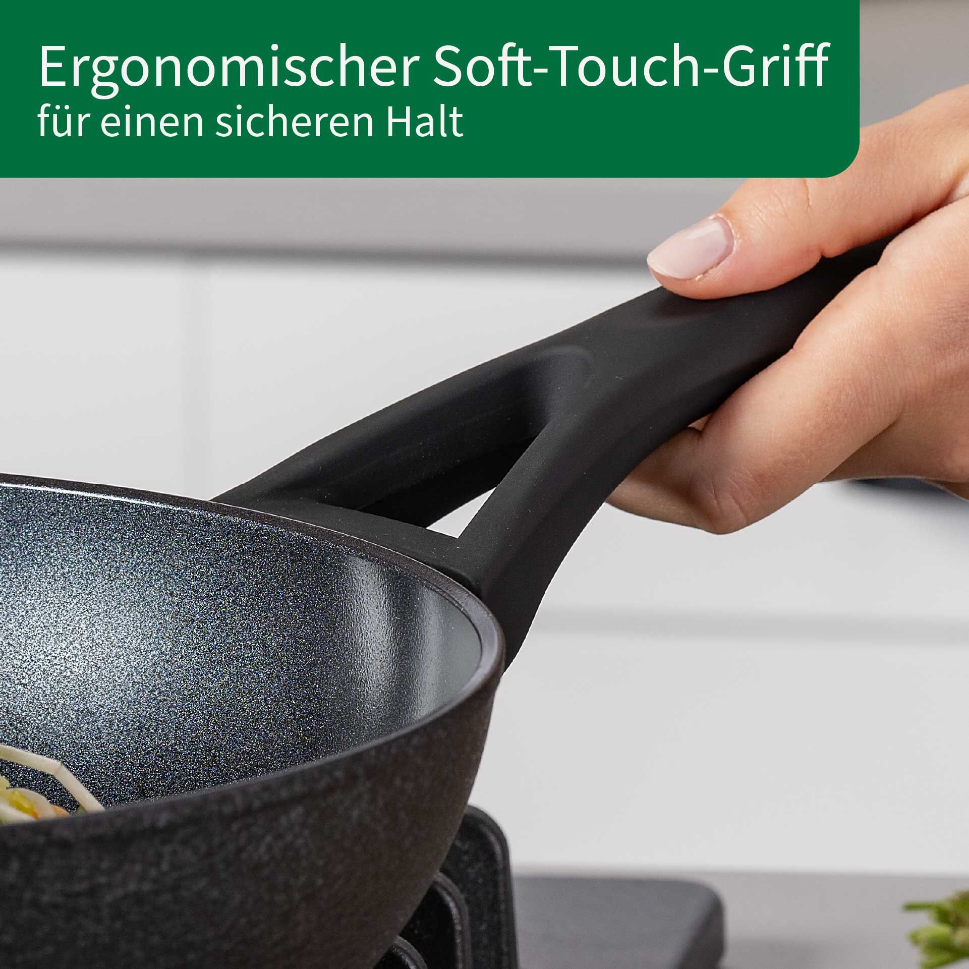 Wokpfanne Hamburg, keramische Antihaft-Beschichtung, Ø28cm