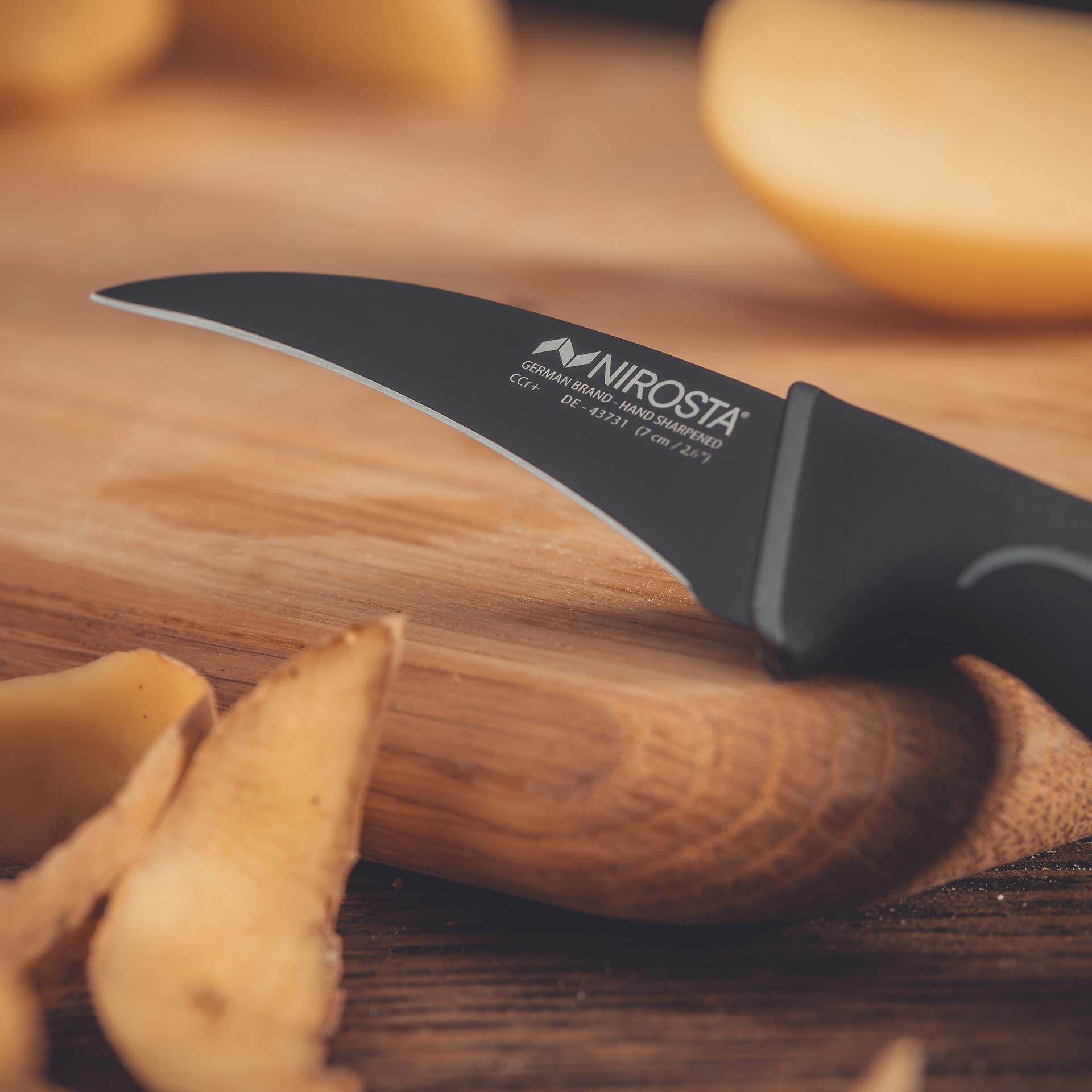 Schälmesser Wave, 7cm Klinge