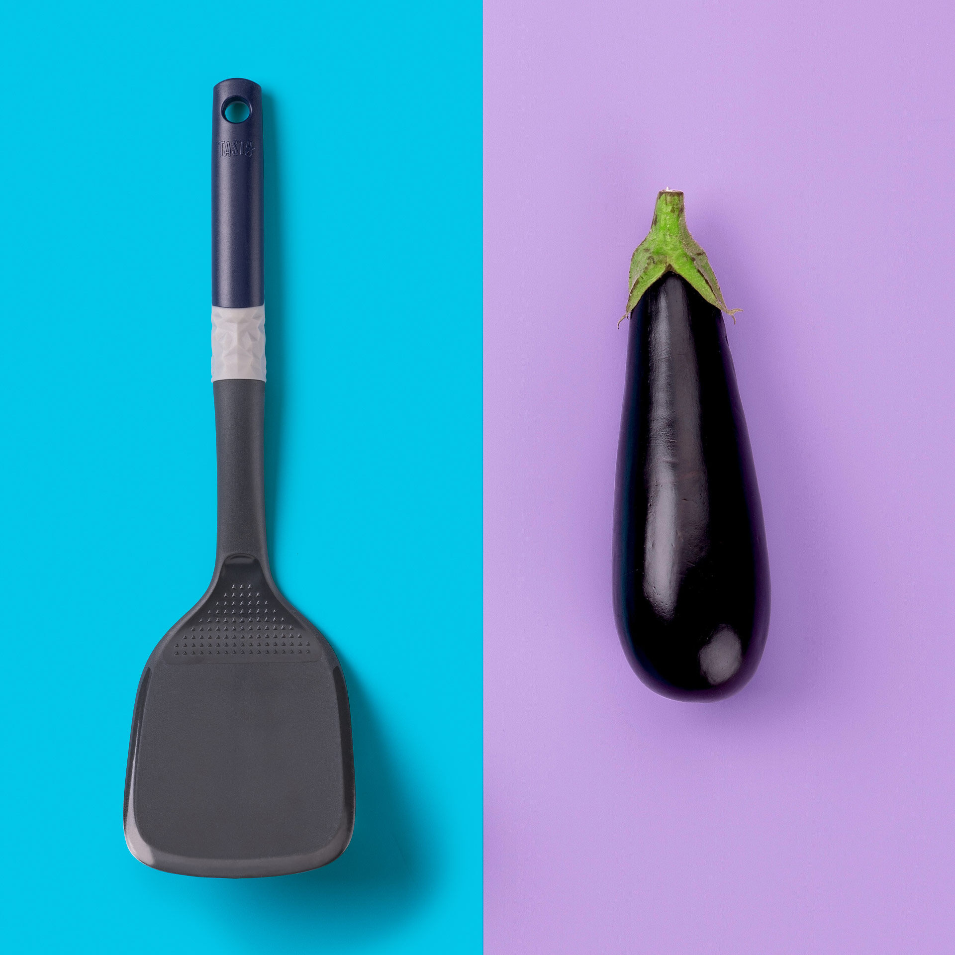 Pfannenwender mit Reibefunktion Ocean Blue