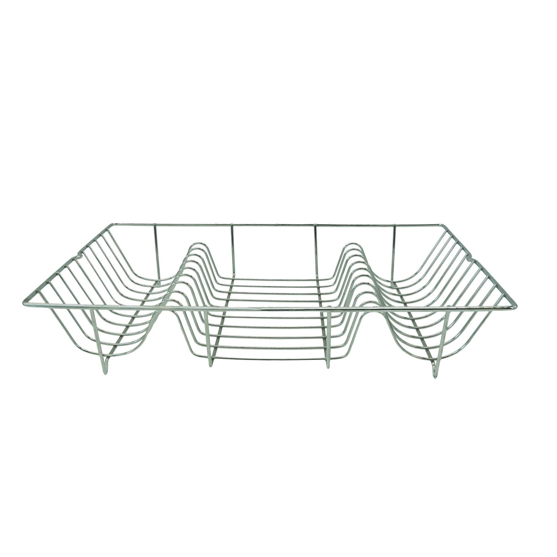 Geschirrkorb verchromt, 48x30cm