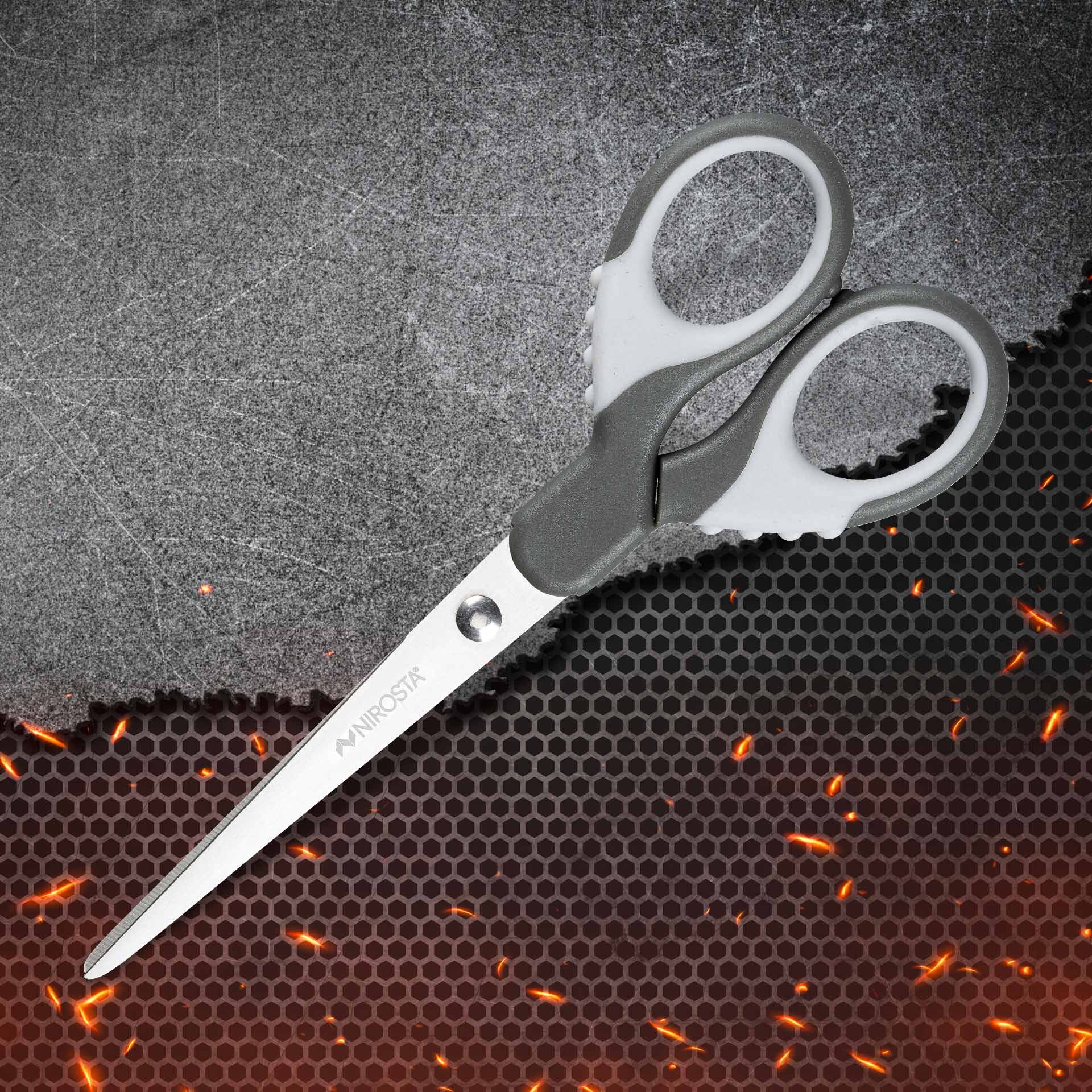 Schere mit Softgrip, 17cm, Edelstahl