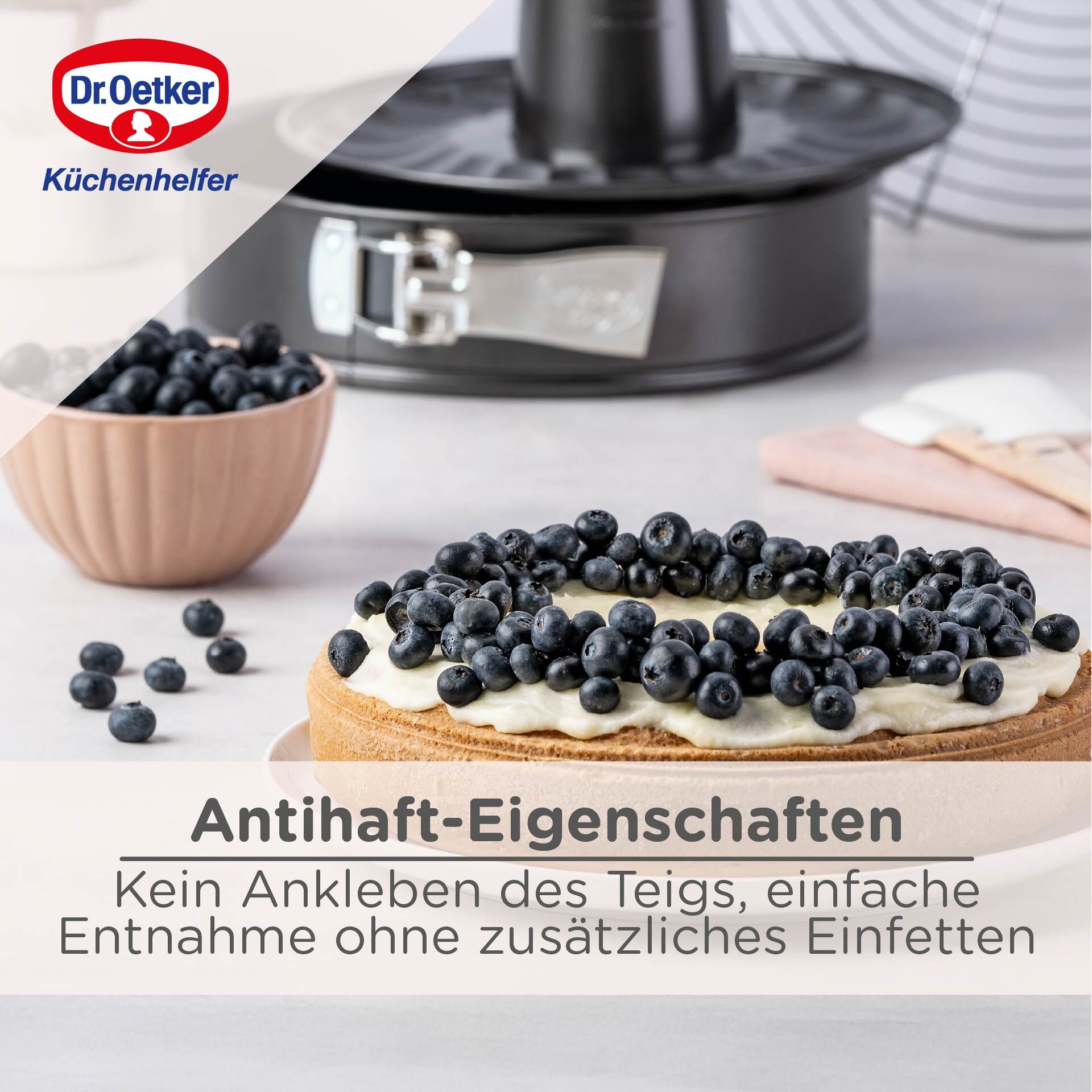 Springform mit Flach- und Rohrboden Classic, Ø26cm