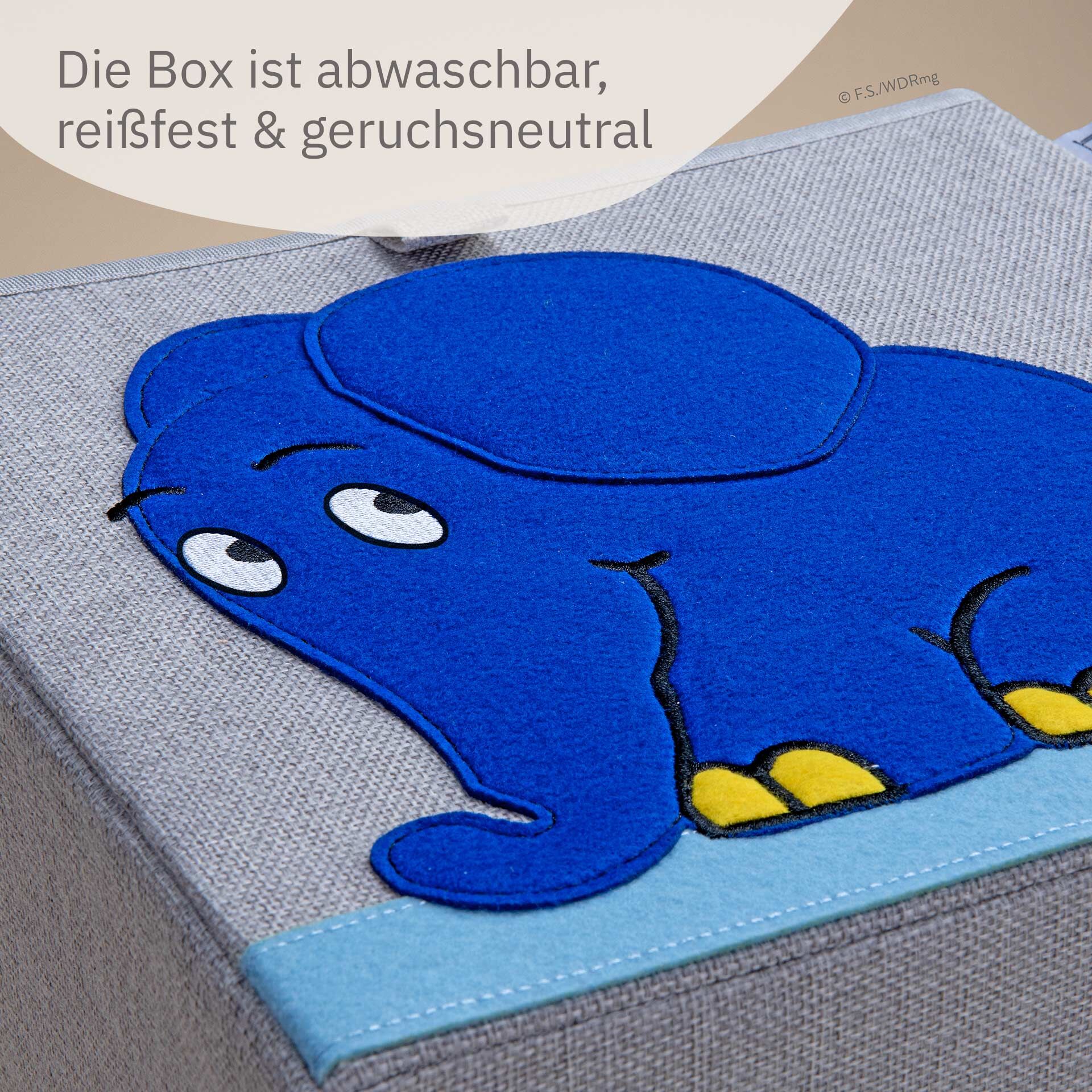 Aufbewahrungsbox mit Deckel DieMaus Elefant