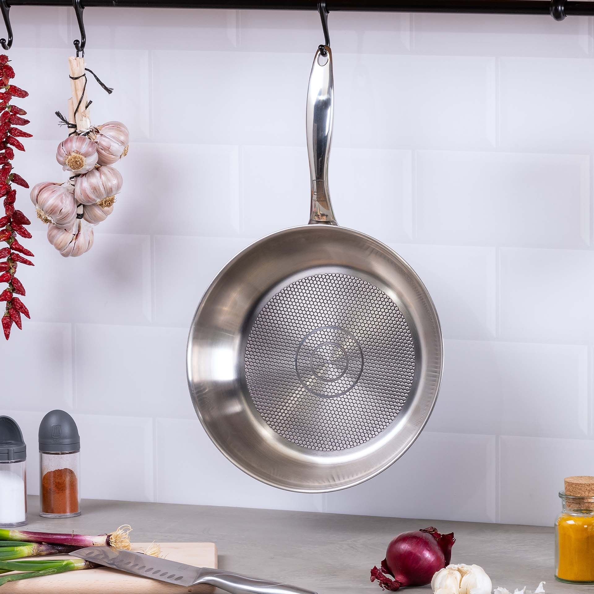 Bratpfanne München, Ø28cm, Edelstahl