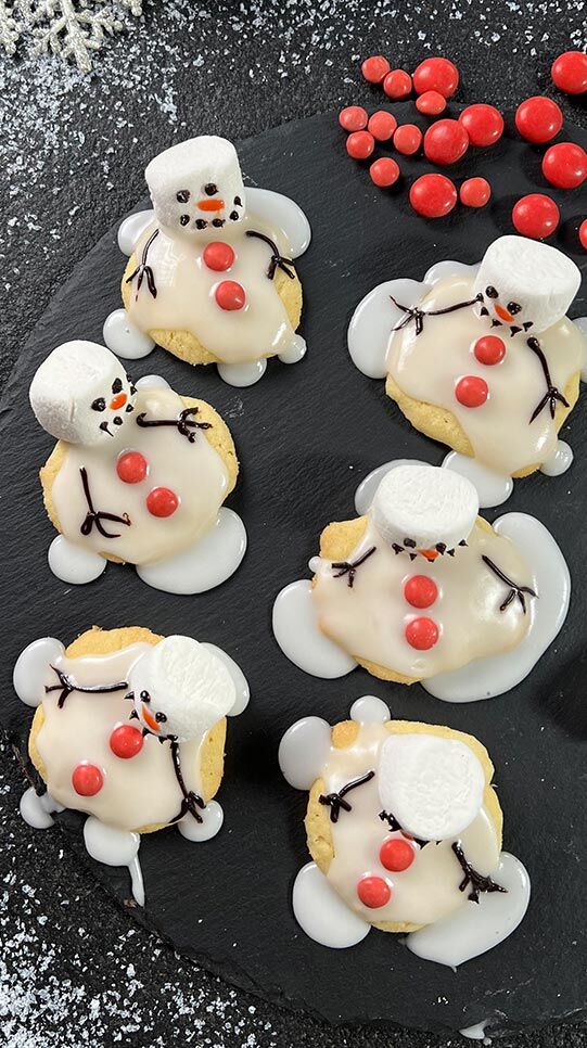 Schneemann-Cookies