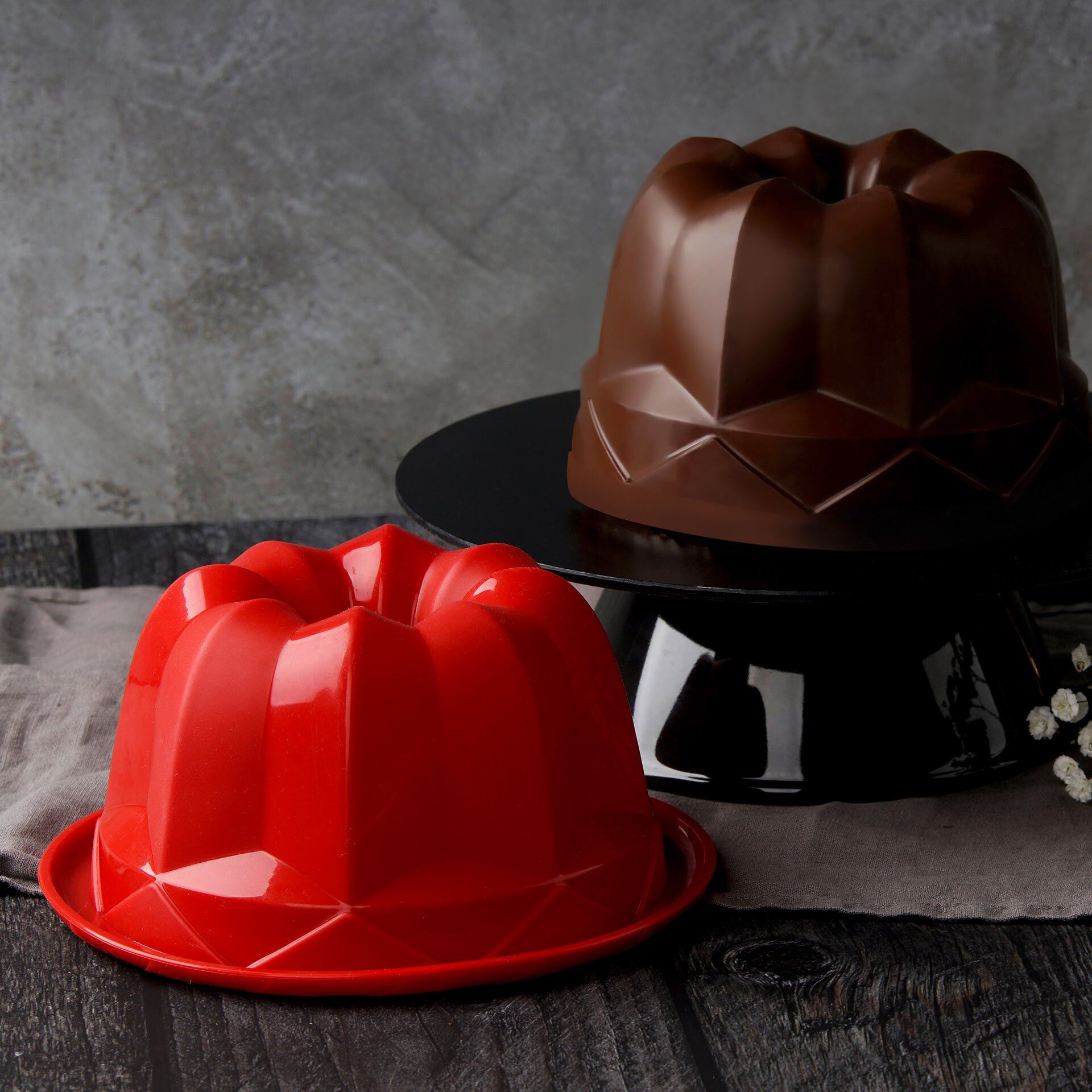 Gugelhupfform Flexxibel Love, Ø18cm, Silikon