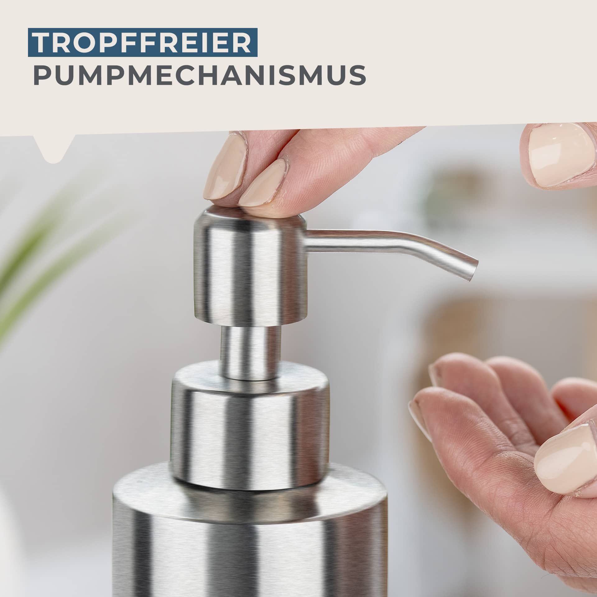 Seifenspender, 350ml, Edelstahl