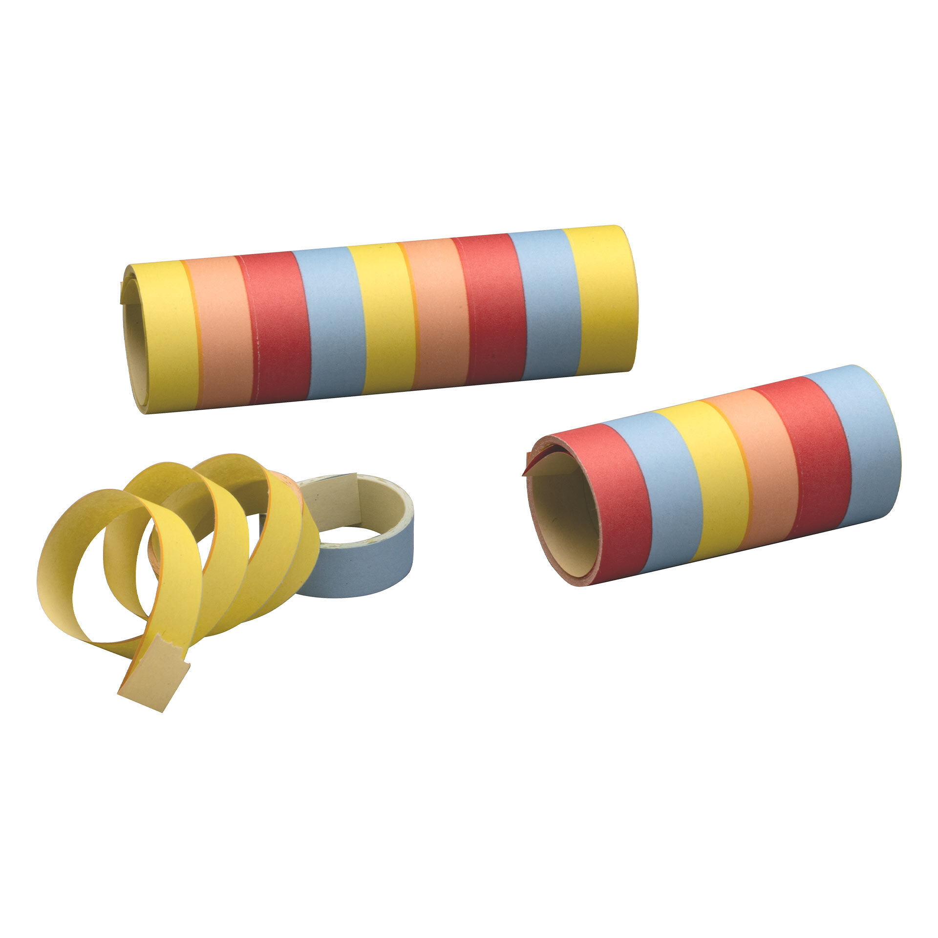 Luftschlangen, 4m, 2 Rollen mit je 9 Stk, FSC™-zertifiziertes Papier