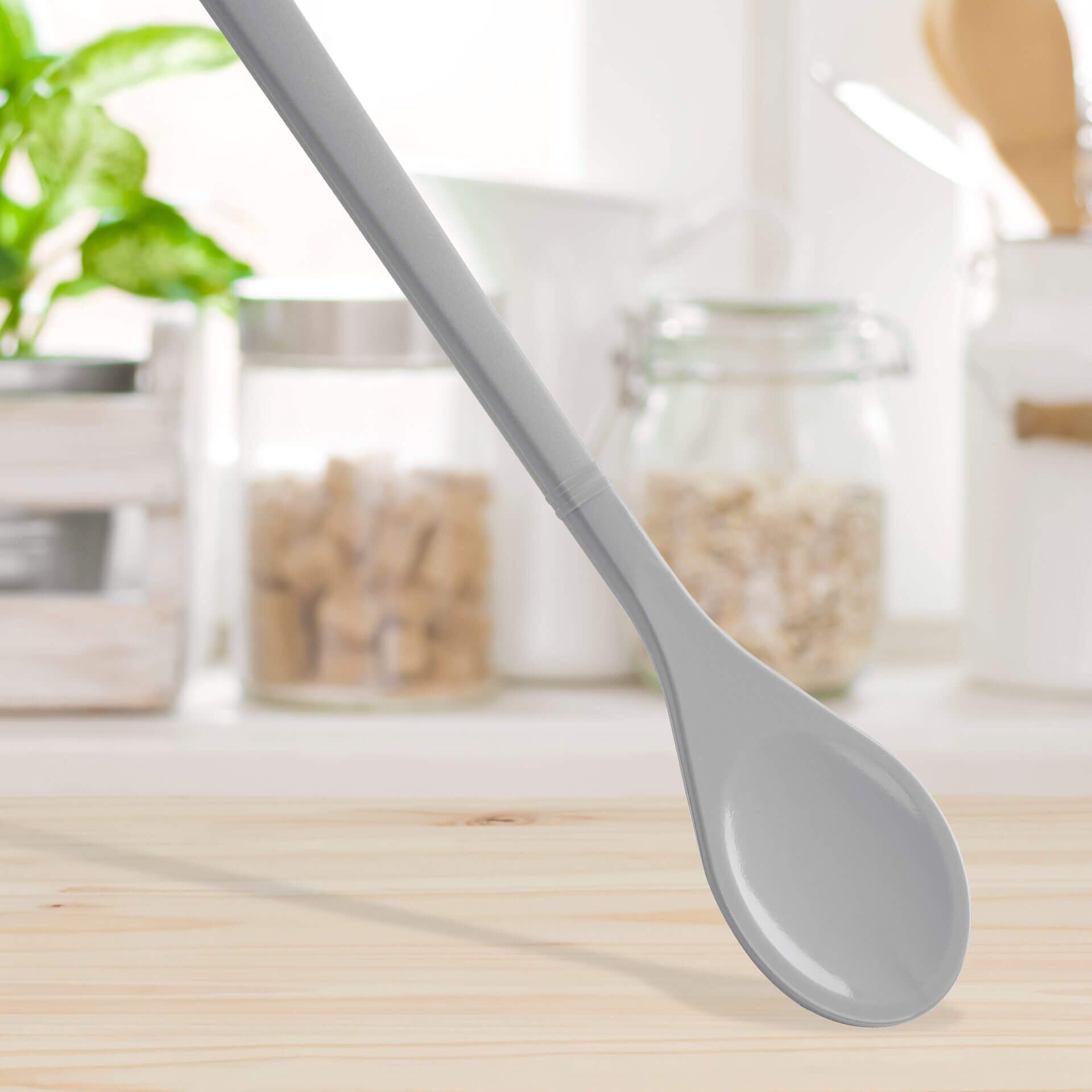 Kochlöffel rund Sweet Sensation, 31cm, grau