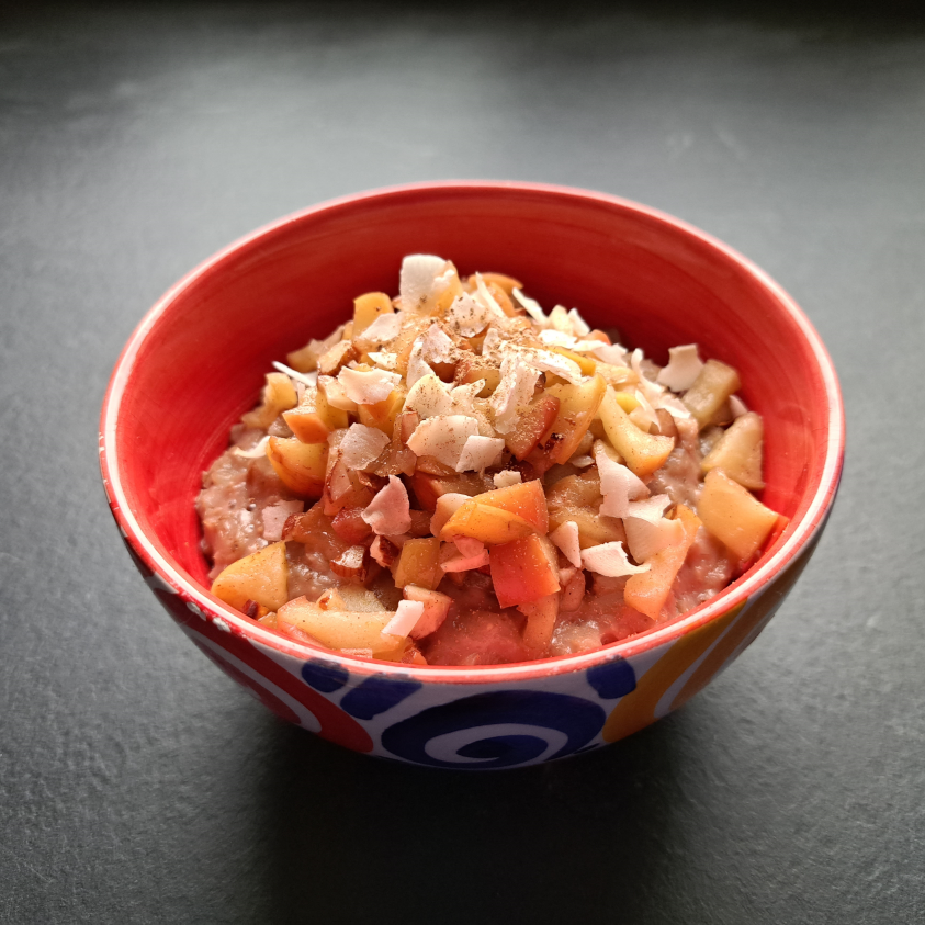 Bratapfel-Porridge