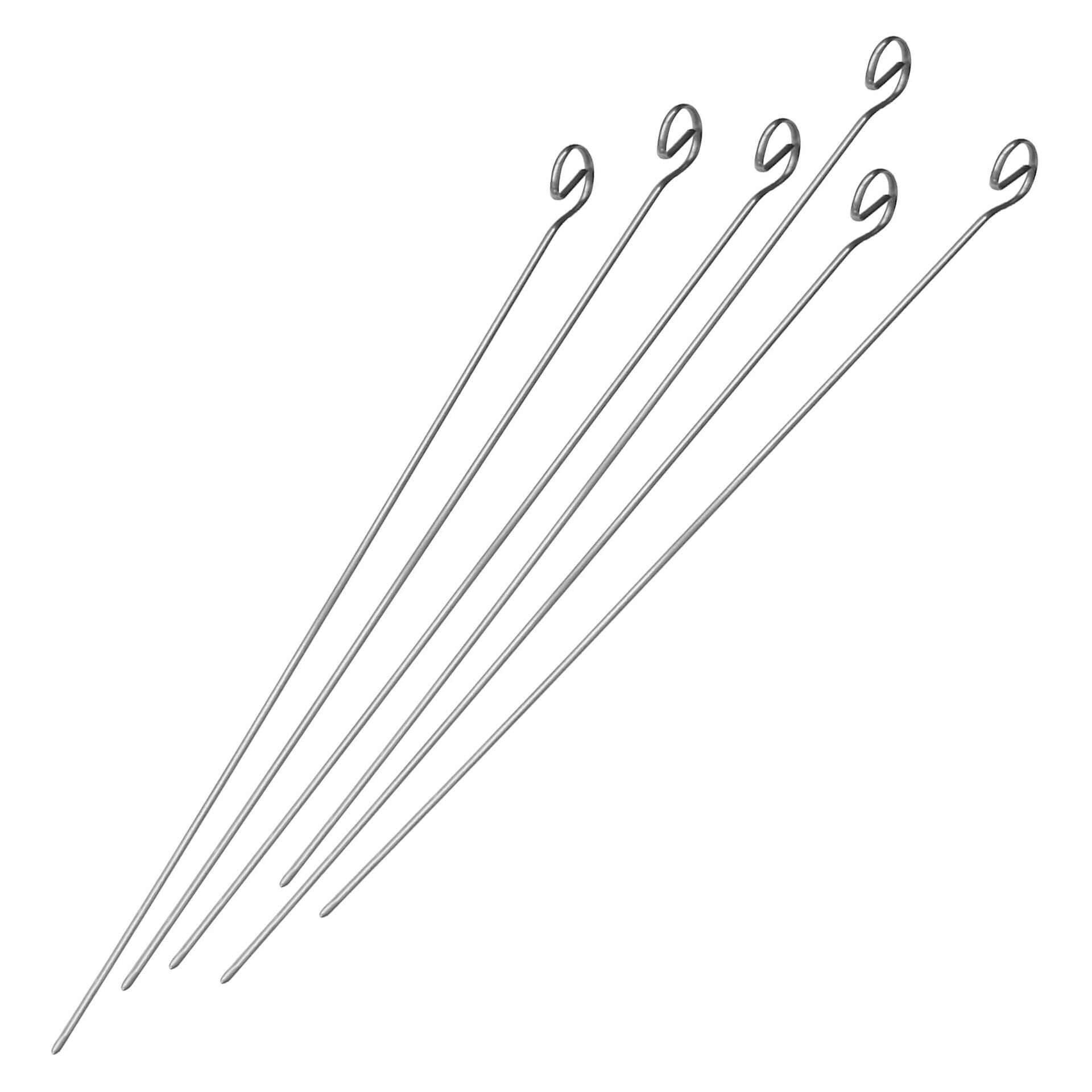 Grillspieße, 35cm, Edelstahl, 6 Stk Grillspieße, 35cm, Edelstahl, 6 Stk