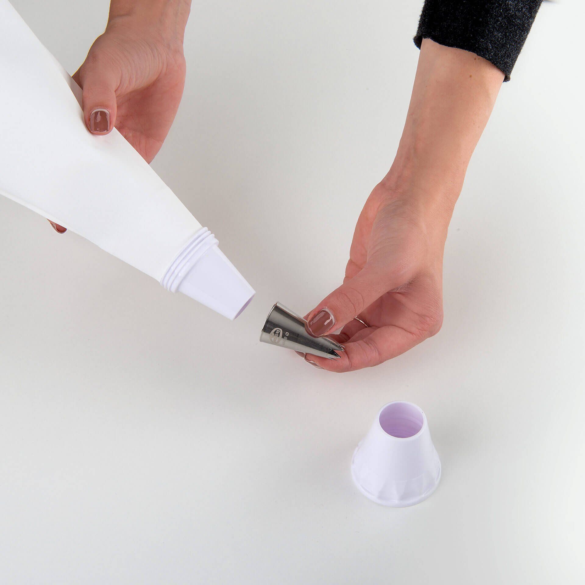 Spritzbeutel inkl. 2 Tüllen und Universaladapter, 4-teilig