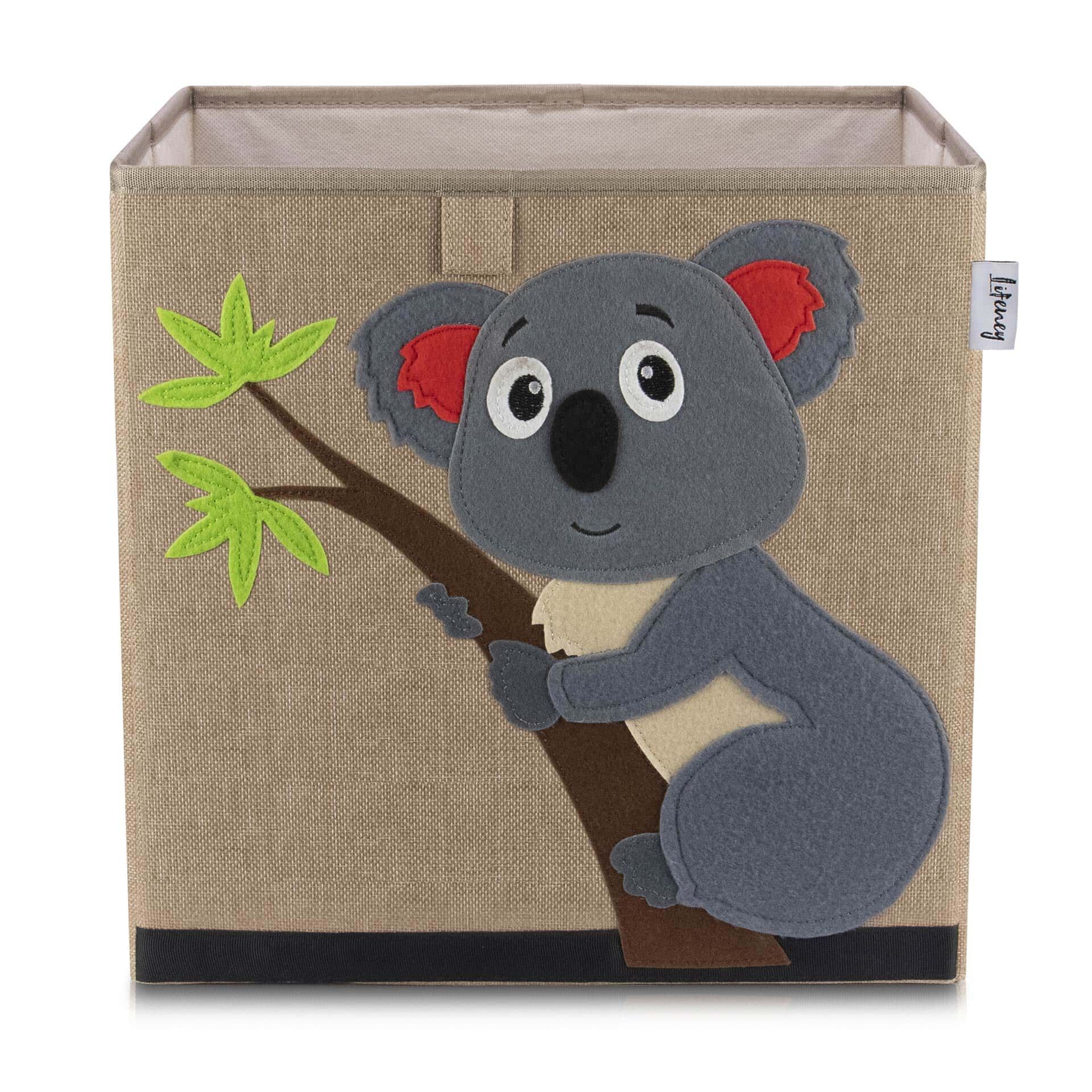 Aufbewahrungsbox Koala, braun, 33x33x33cm