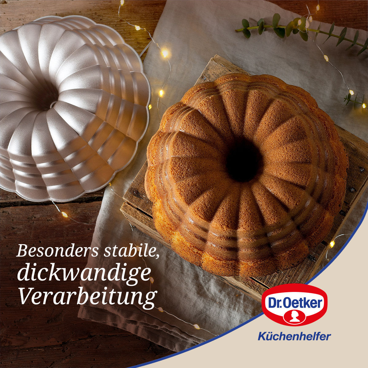 Gugelhupfform Floral Back-Kunst, Ø24cm