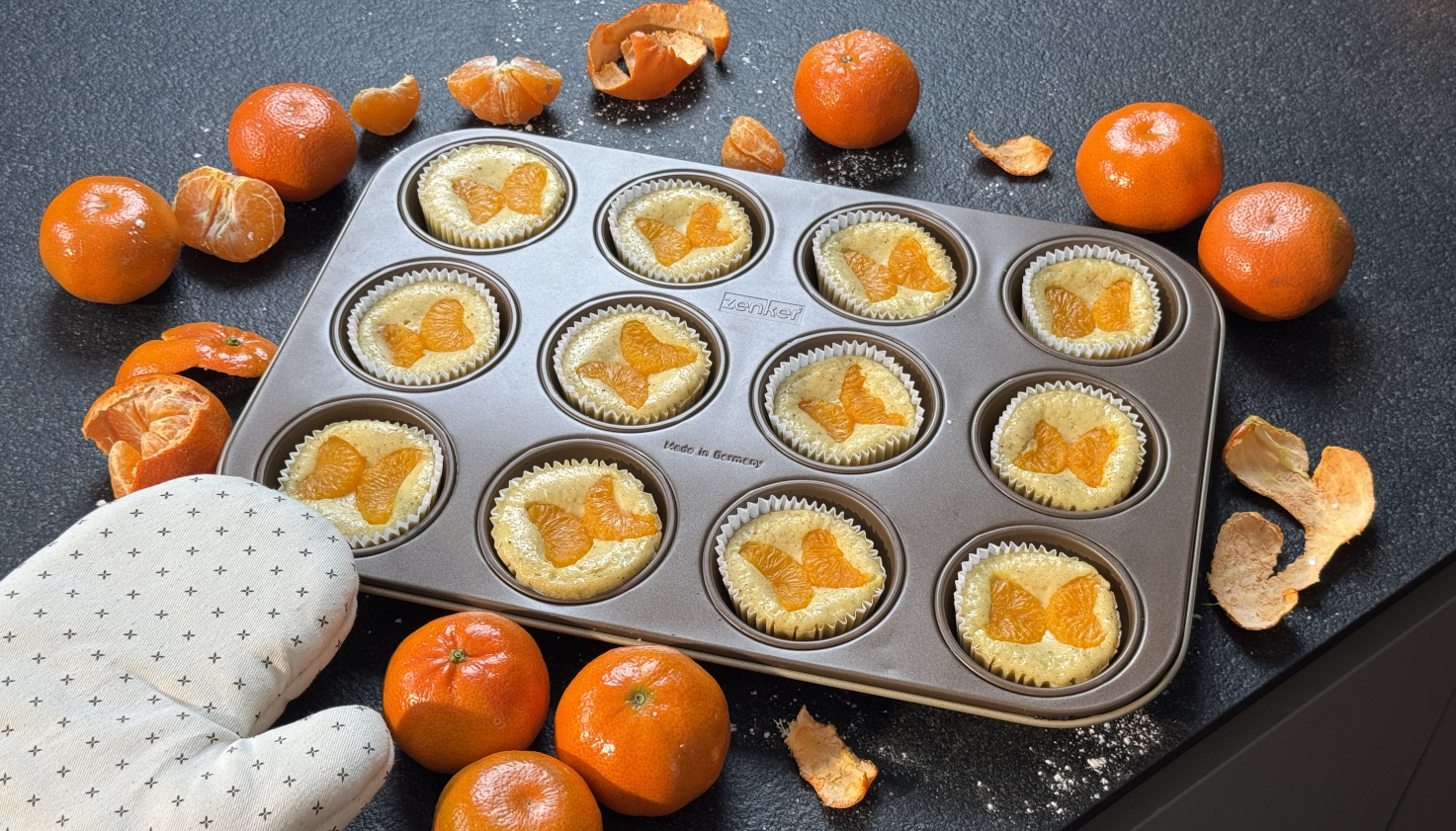 Mandarinen-Quark-Muffins Mandarinen-Quark-Muffins