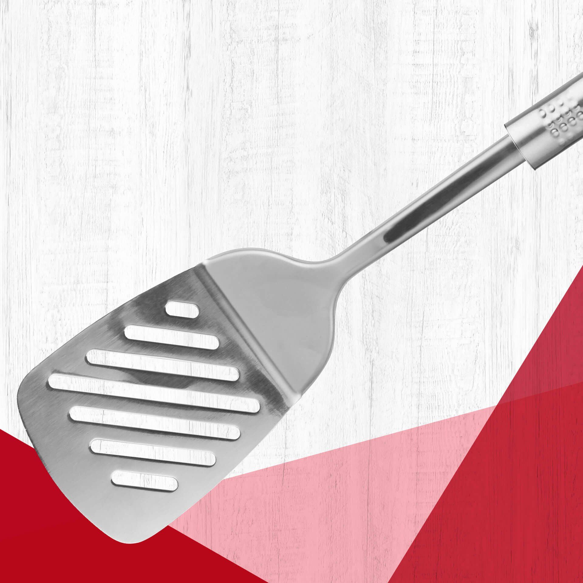 Pfannenwender Ovalgriff, 33cm