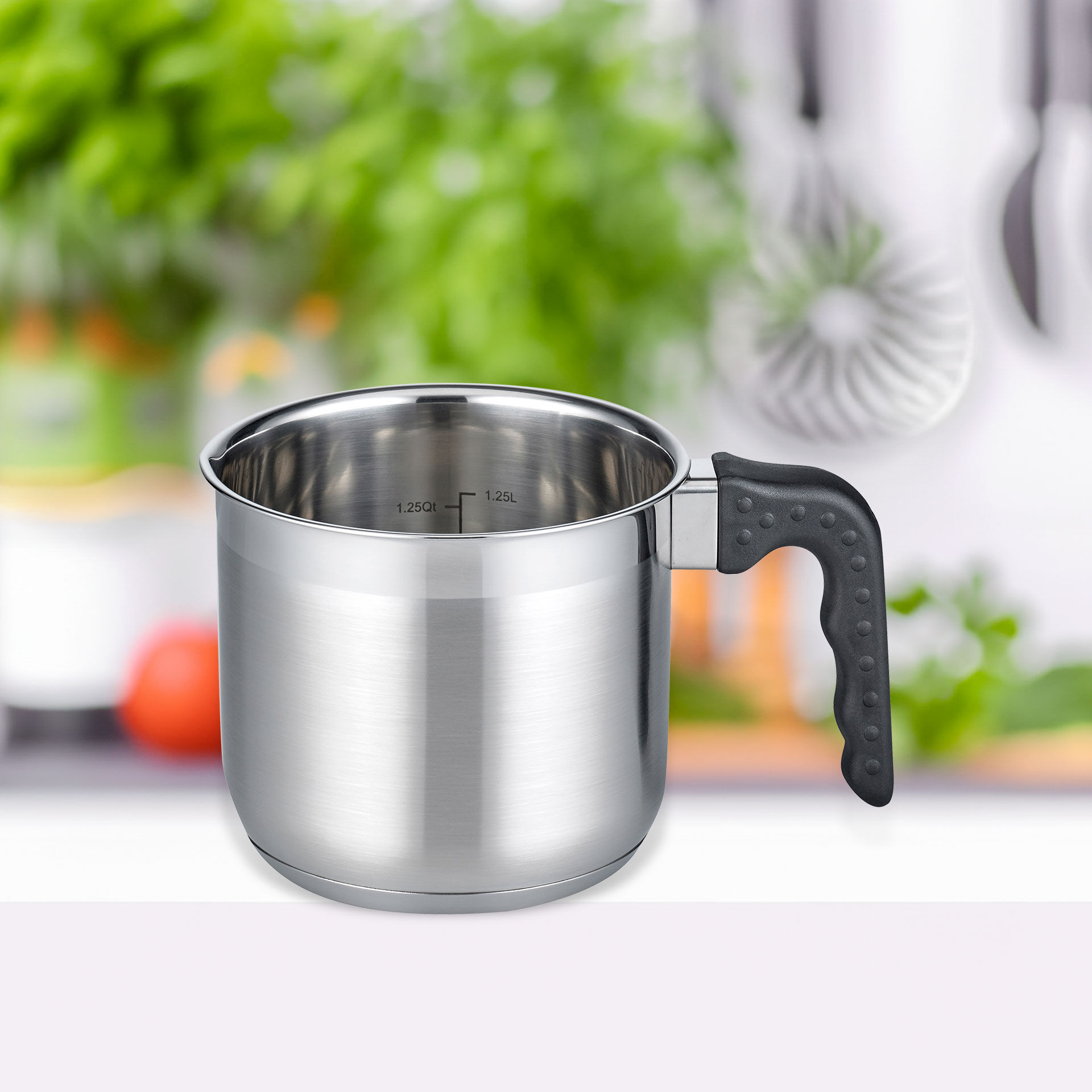 Milchtopf mit Ausguss, Ø14cm