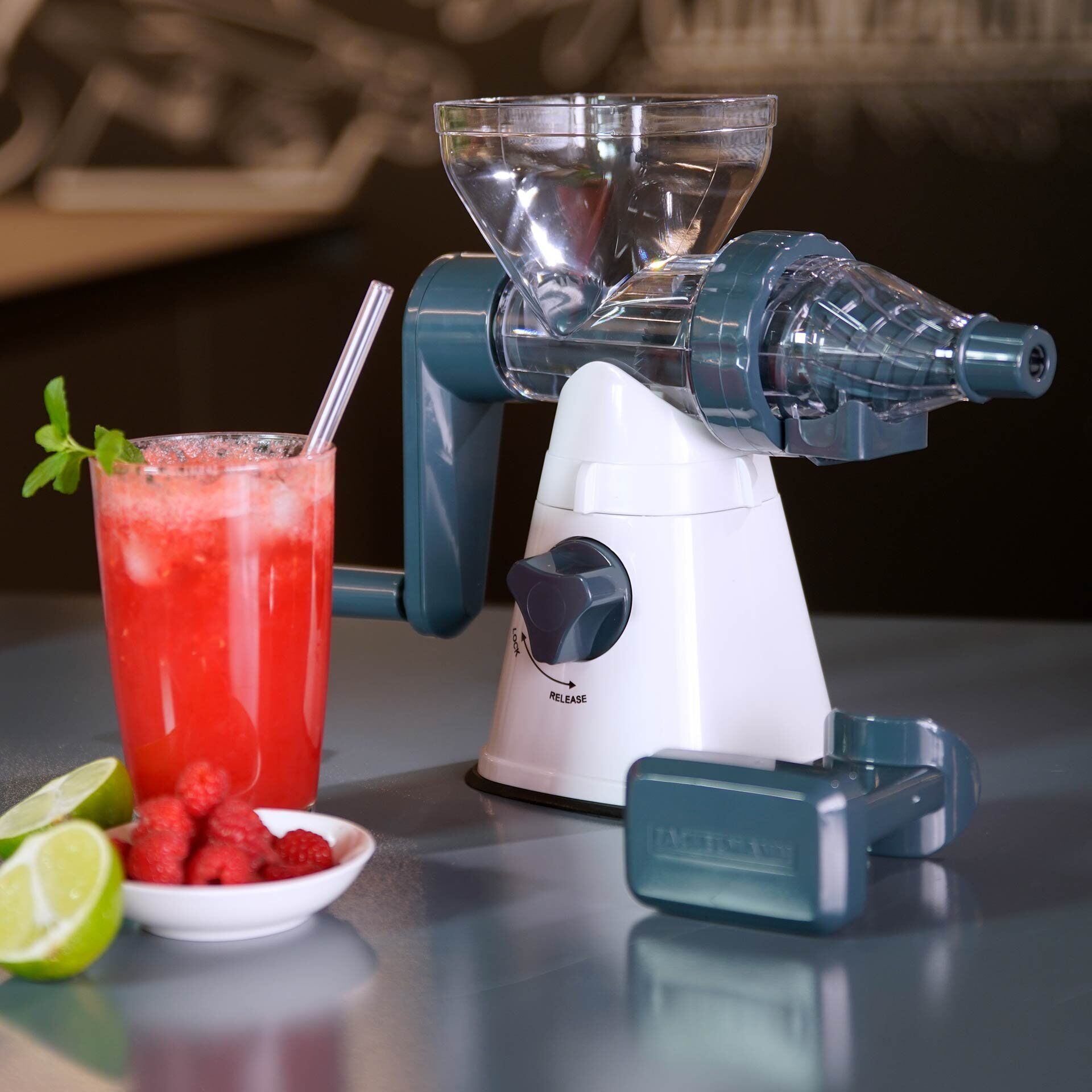 Saftpresse mit Behälter #easyprepare, manuell, 3-teilig