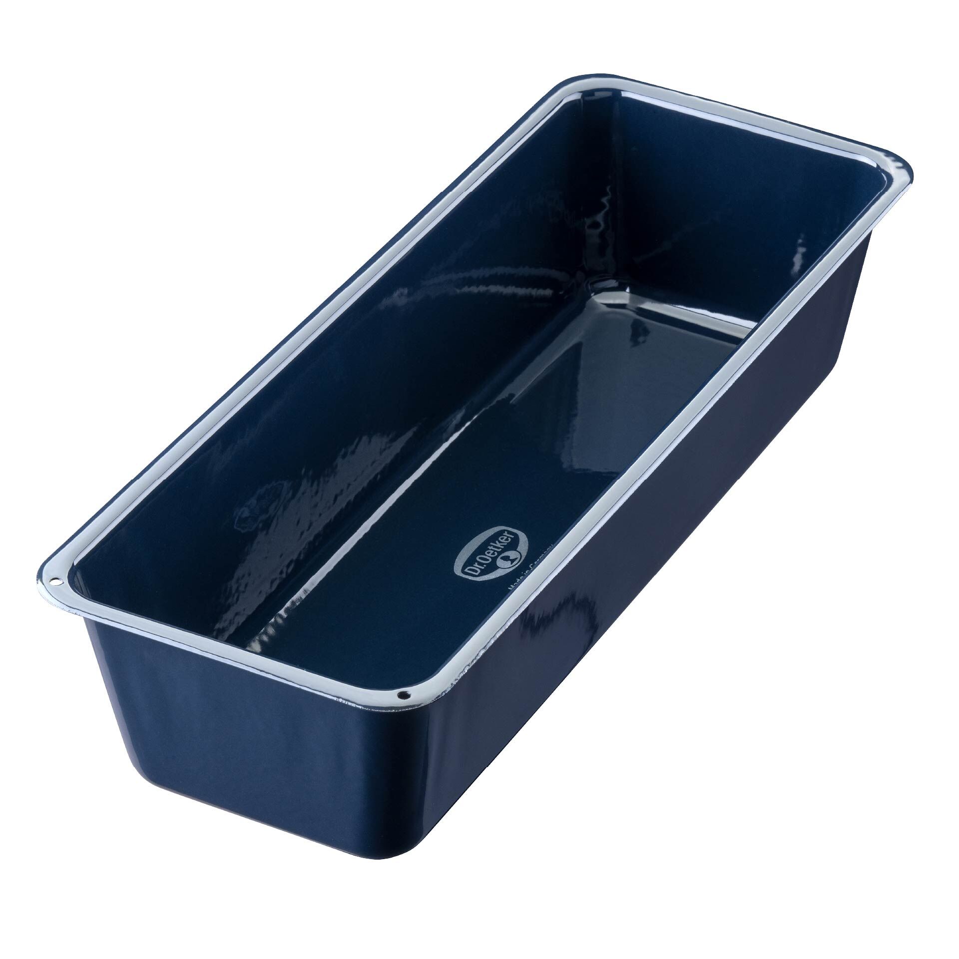 Brotbackform Back-Liebe Emaille, 35x12x8,5cm