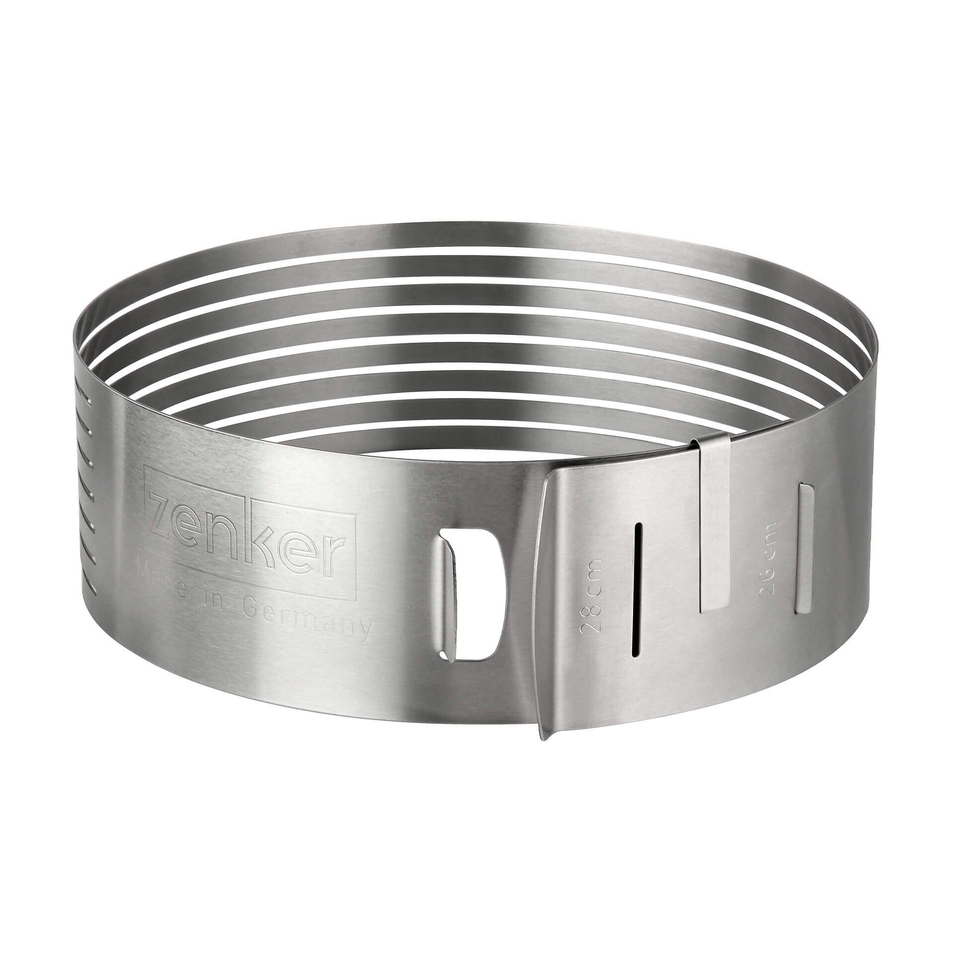 Tortenboden Schneidhilfe größenverstellbar, Ø26 & 28cm