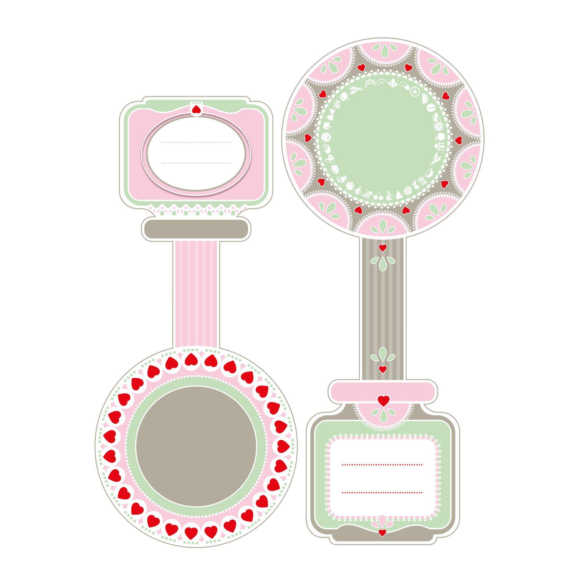 Glas-Siegel-Etiketten Liebevoll hausgemacht, 16-teilig Glas-Siegel-Etiketten Liebevoll hausgemacht, 16-teilig