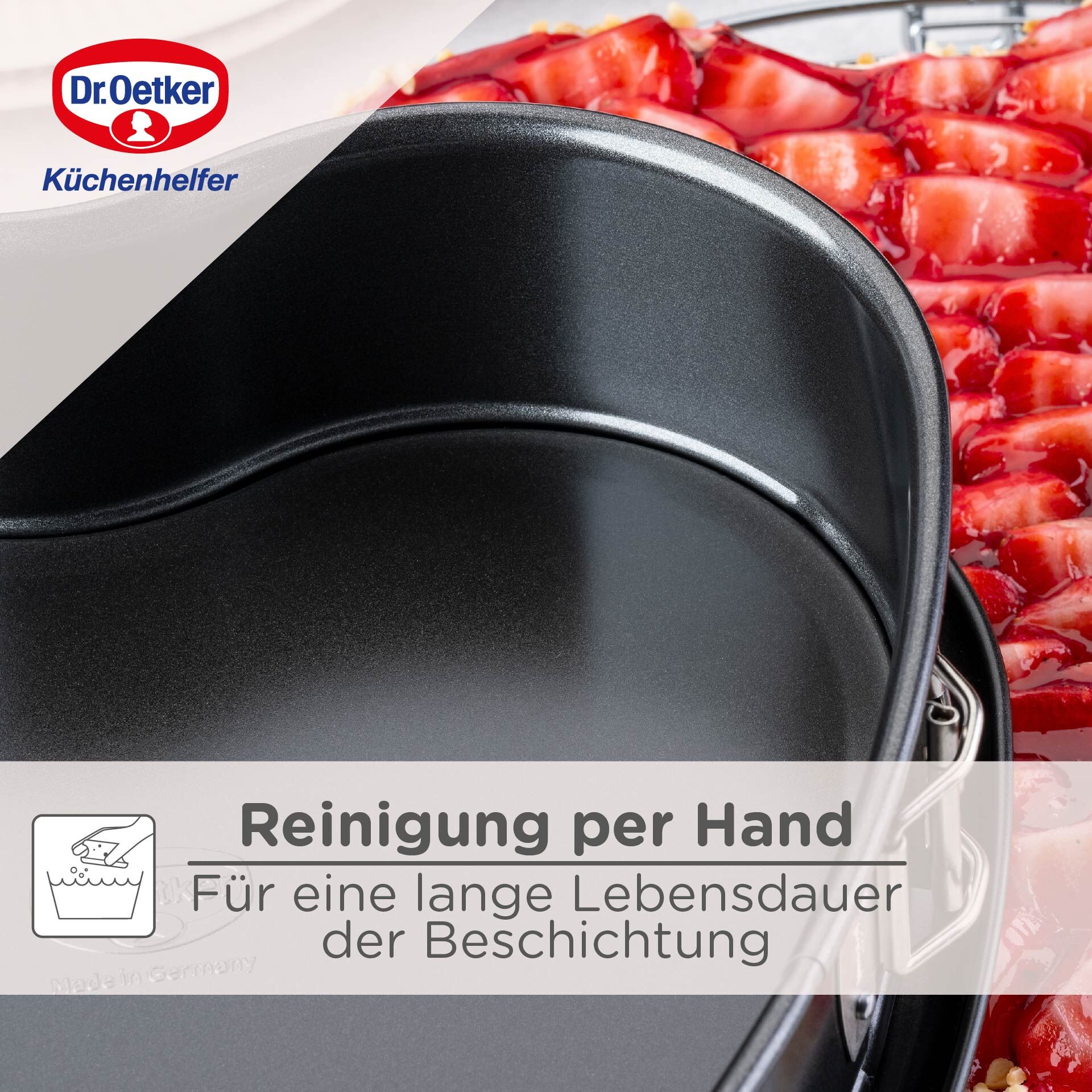 Springform Herz mit Auslaufschutz Classic, 28x27cm