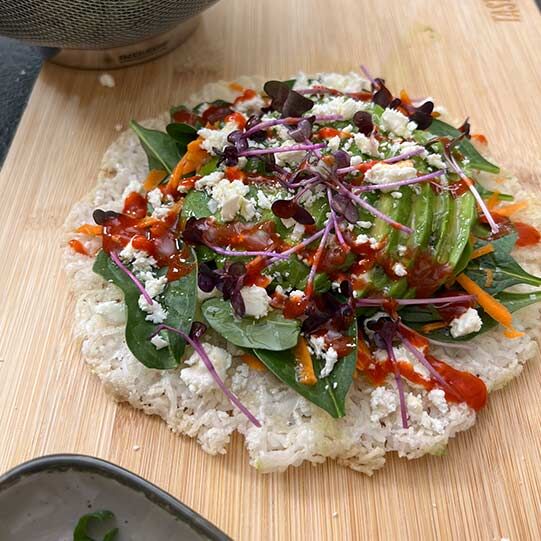 Knusprige Reiswaffeln