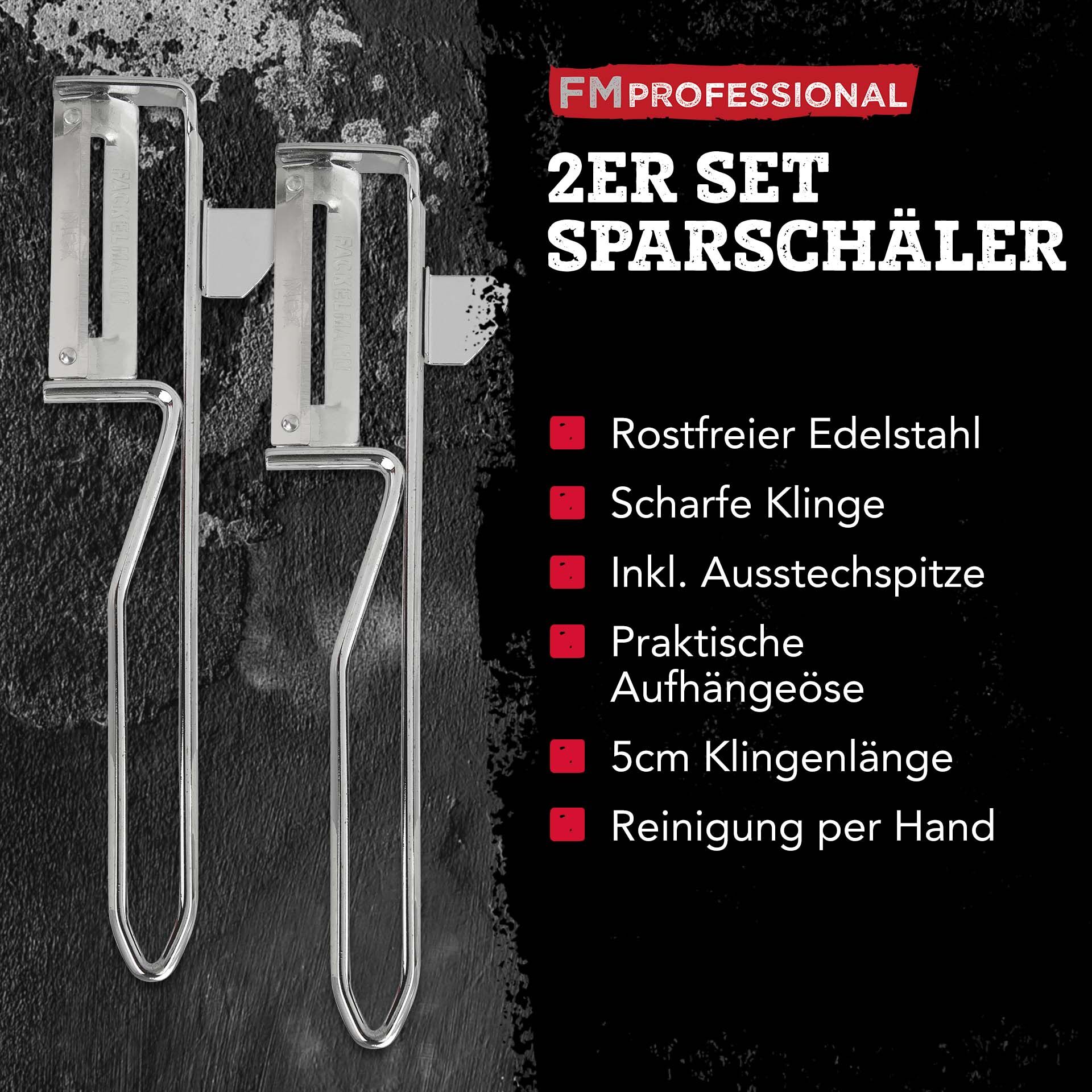 Sparschäler-Set, 15cm, 2 Stk.