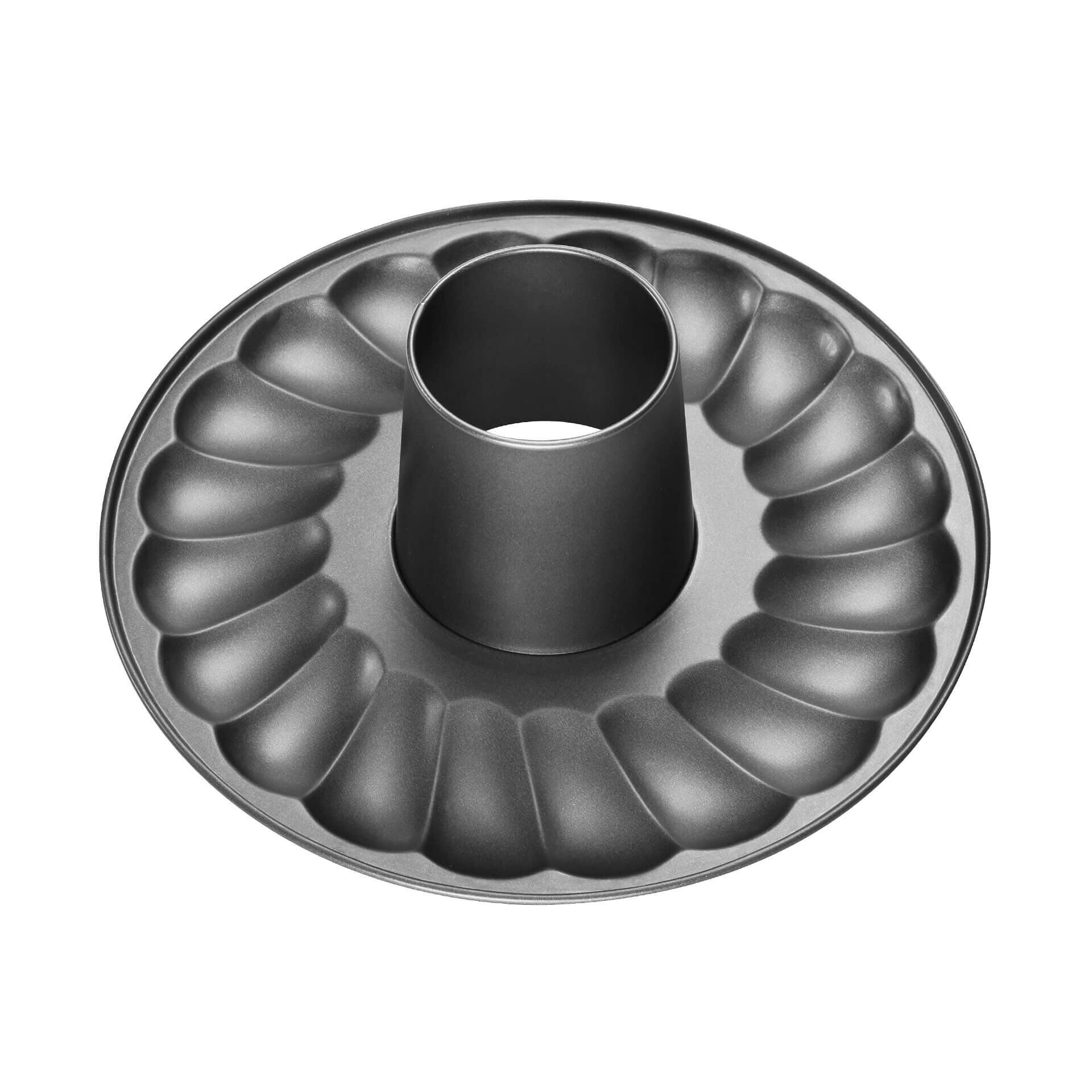 Springform mit Flach- und Rohrboden Black Metallic, Ø24cm | 6507