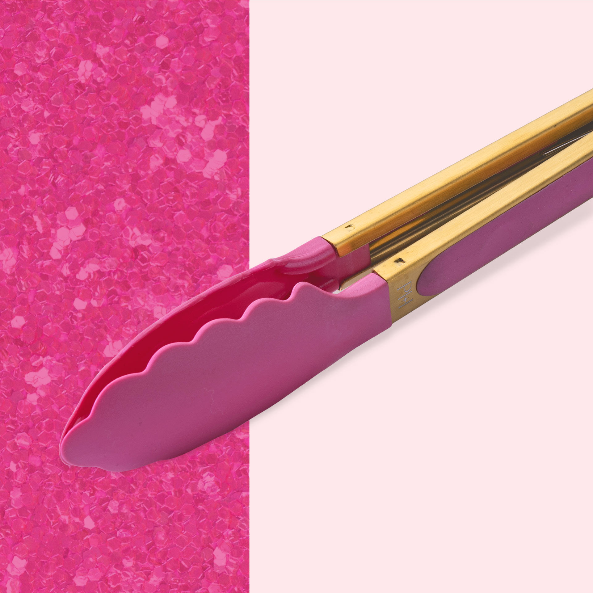 Servierzange, pink gold