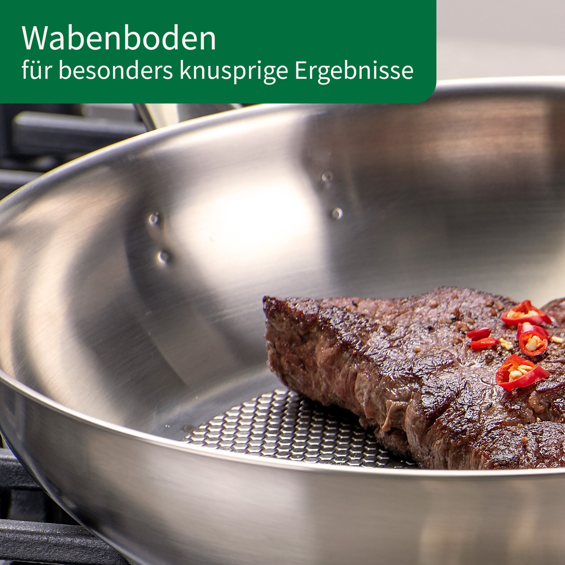 Pfannen-Set München Edelstahl 2-teilig