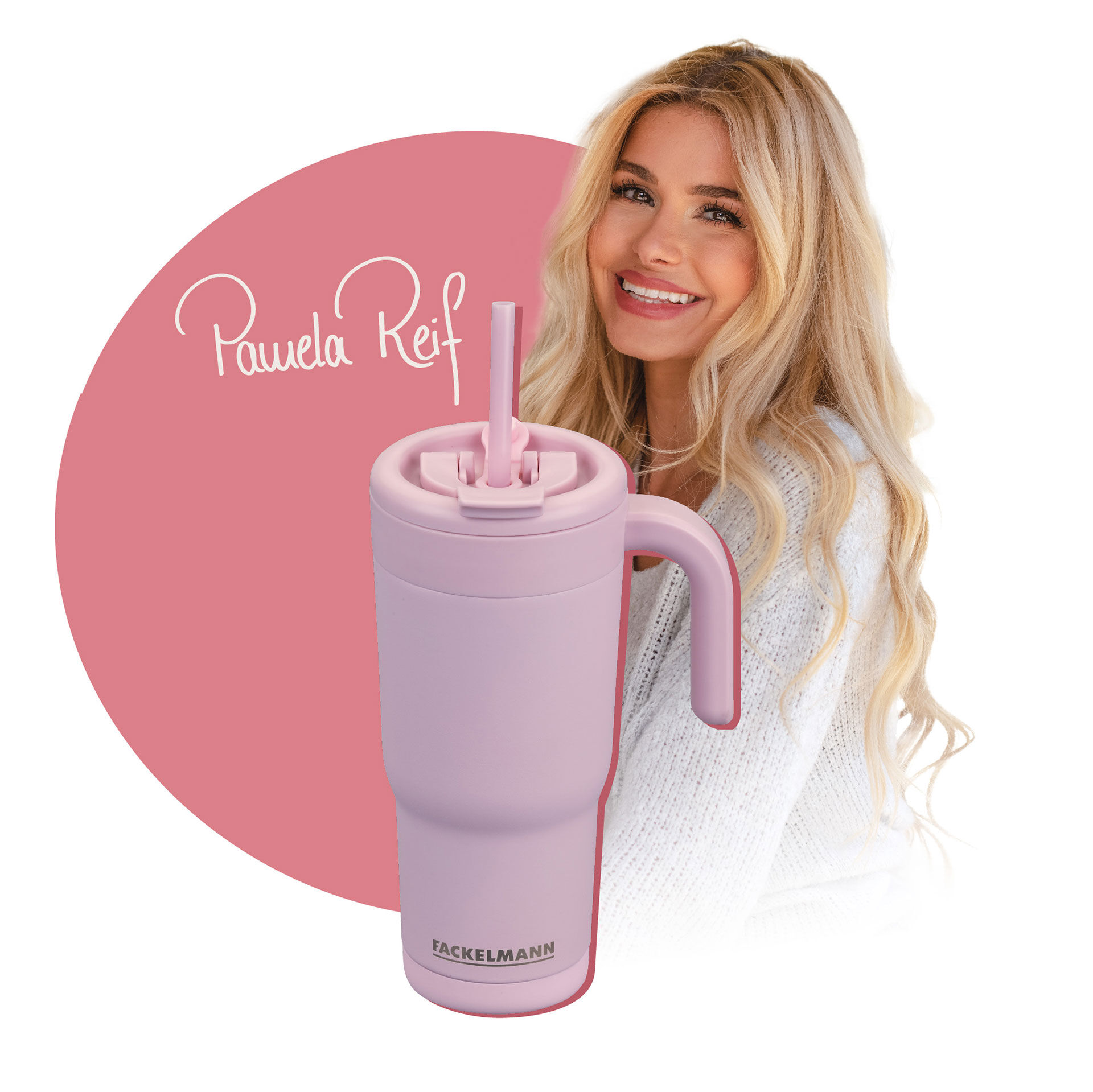 Pamela Reif Thermotrinkbecher Rosa, 720ml