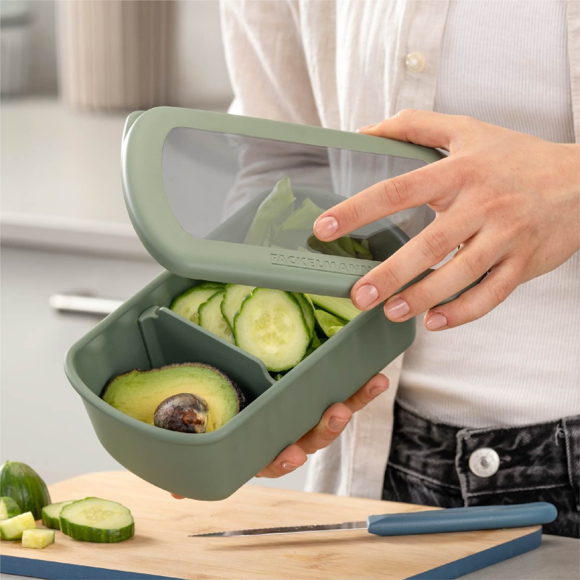 Flexibox Be The Move, grün, 1000ml, 3-tlg.