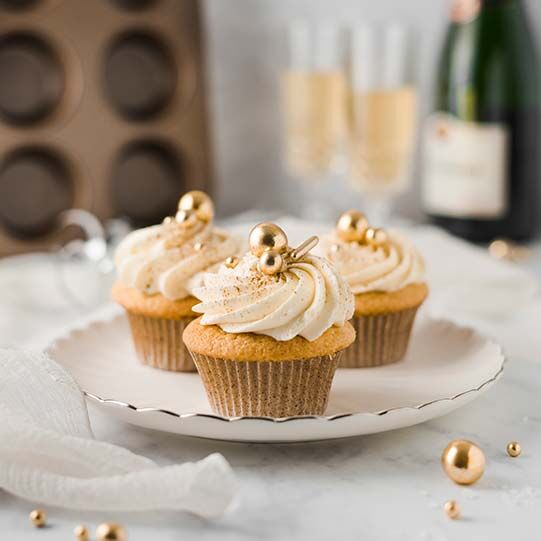 Silvester-Cupcakes