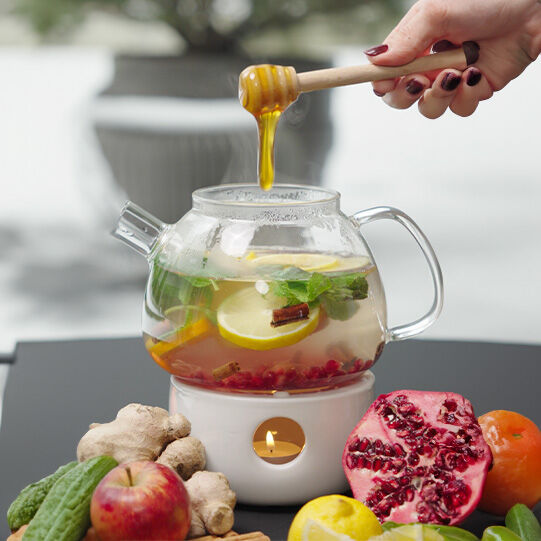 Winterlicher Früchtetee