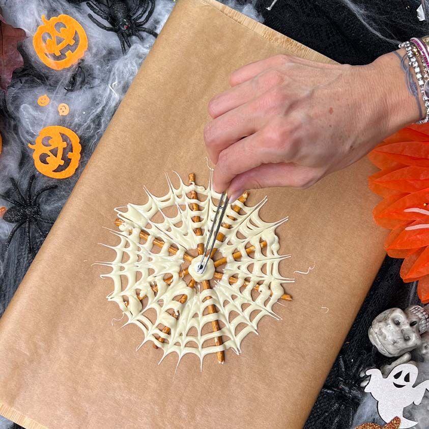 Salzstangen Spinnenweben