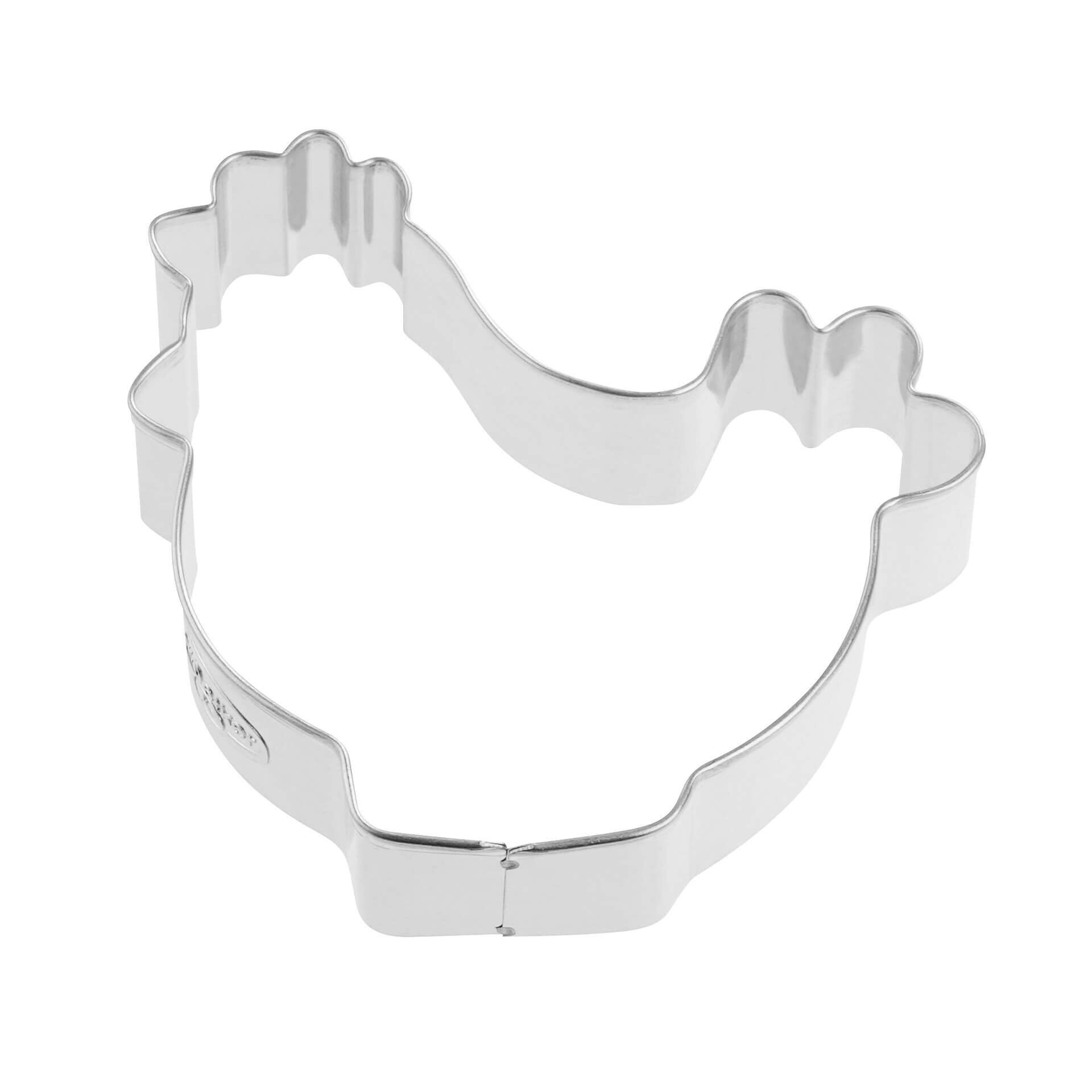 Ausstecher Huhn Goldiges Ostern, 7x7,5cm