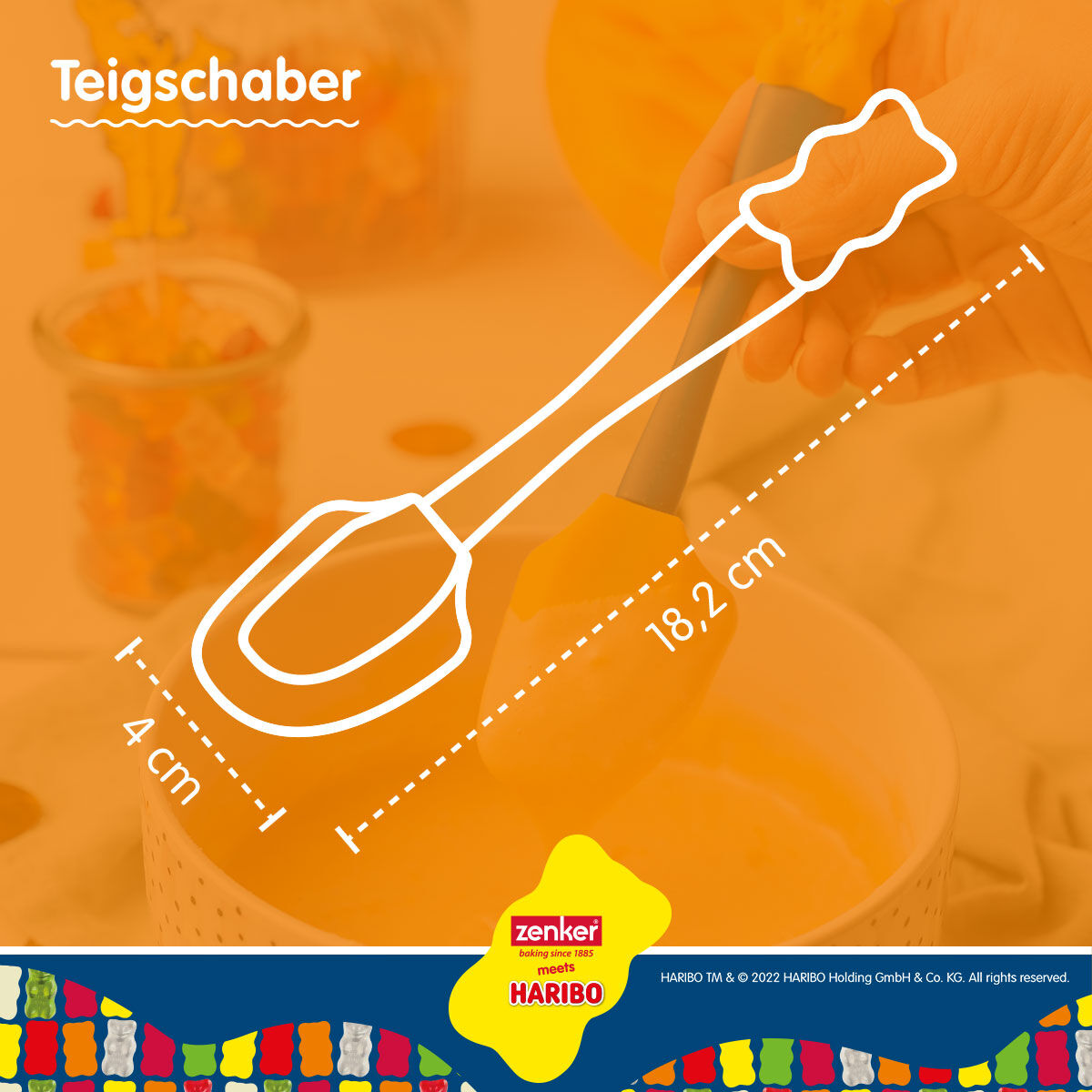 Teigschaber HARIBO Goldbär