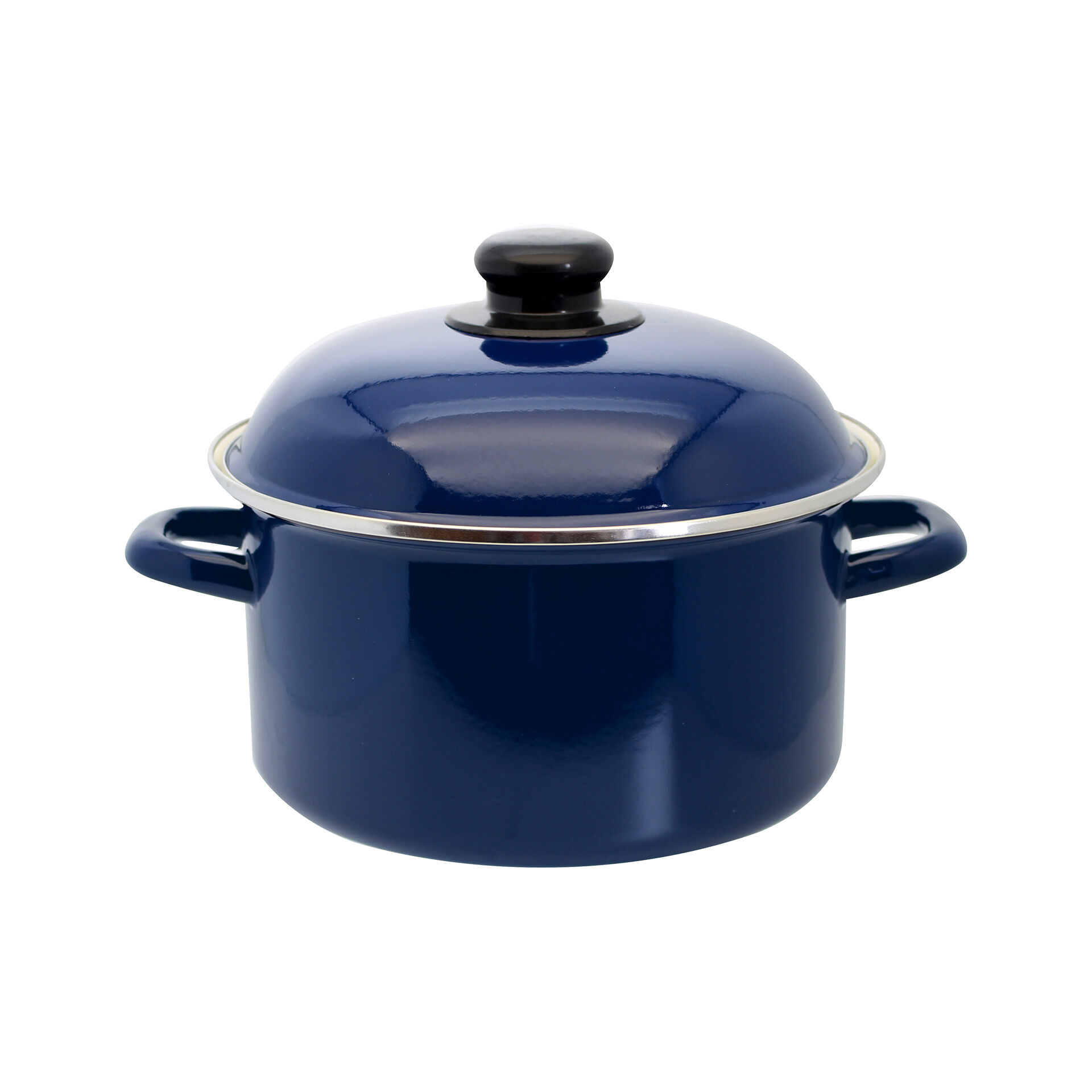 ELO Kochtopf mit Deckel Retro Royalblau, Ø20cm Image