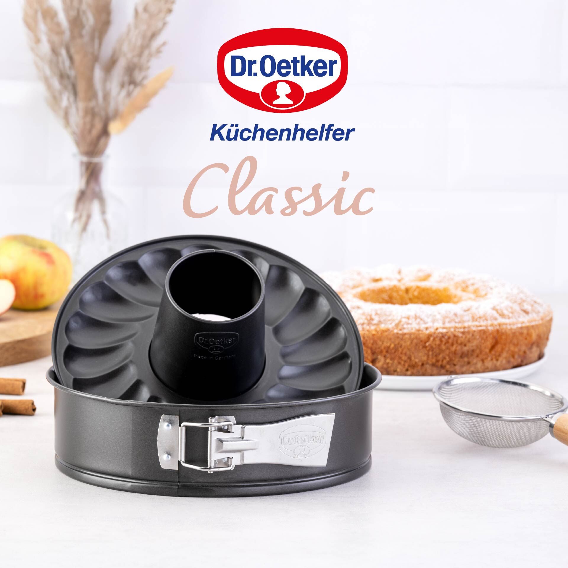 Springform mit Flach- und Rohrboden Classic, Ø24cm