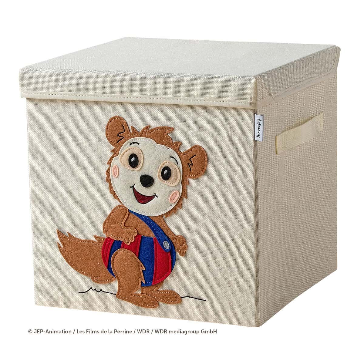 Aufbewahrungsbox mit Deckel Bobo stehend, 33x33x33cm