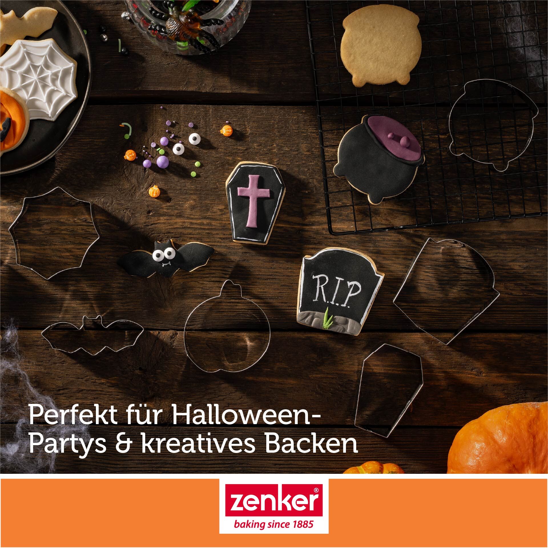 Happy Halloween Baking Ausstecher-Set Halloween, 7-teilig